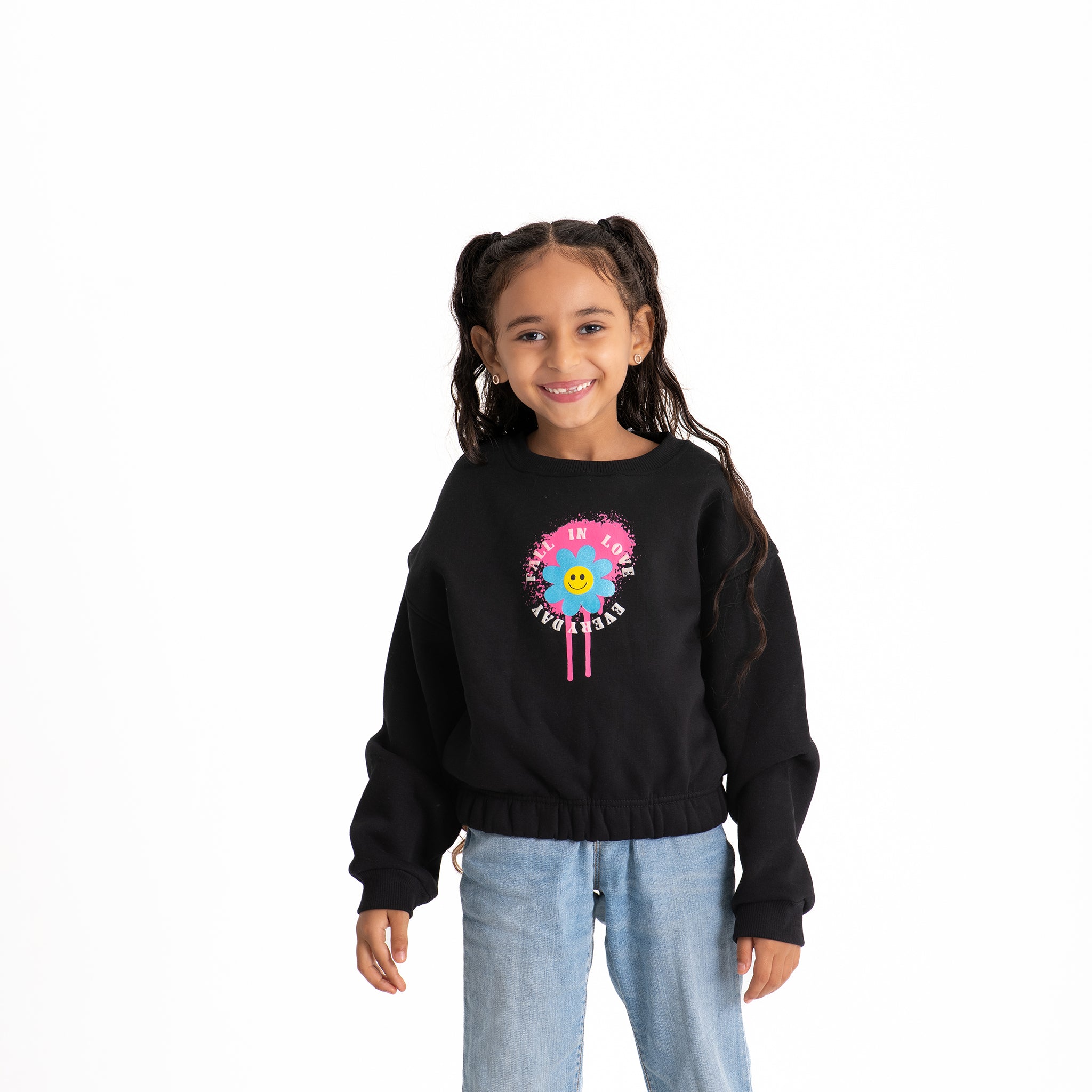 Girls Milton Sweatshirt Everyday (Black)