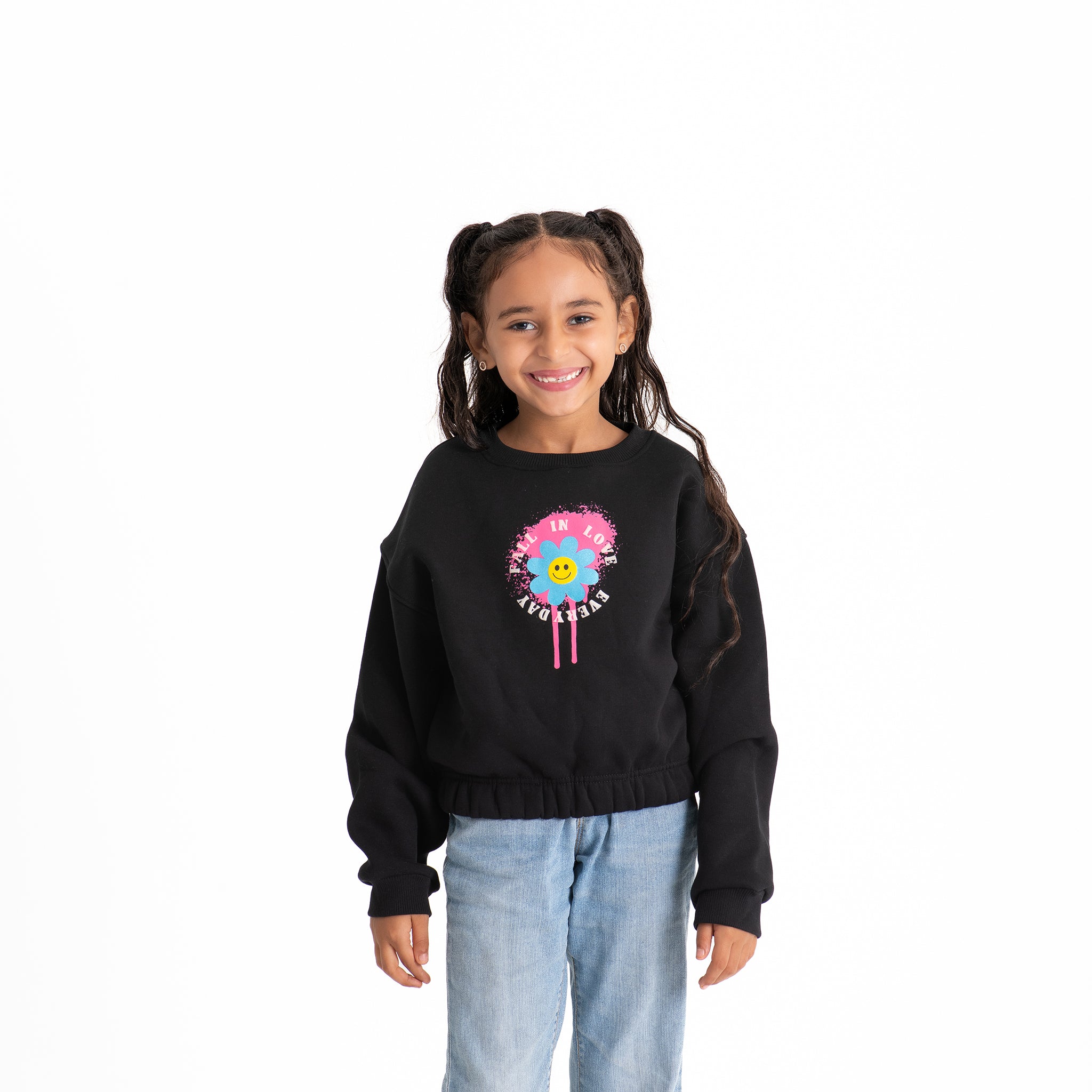 Girls Milton Sweatshirt Everyday (Black)