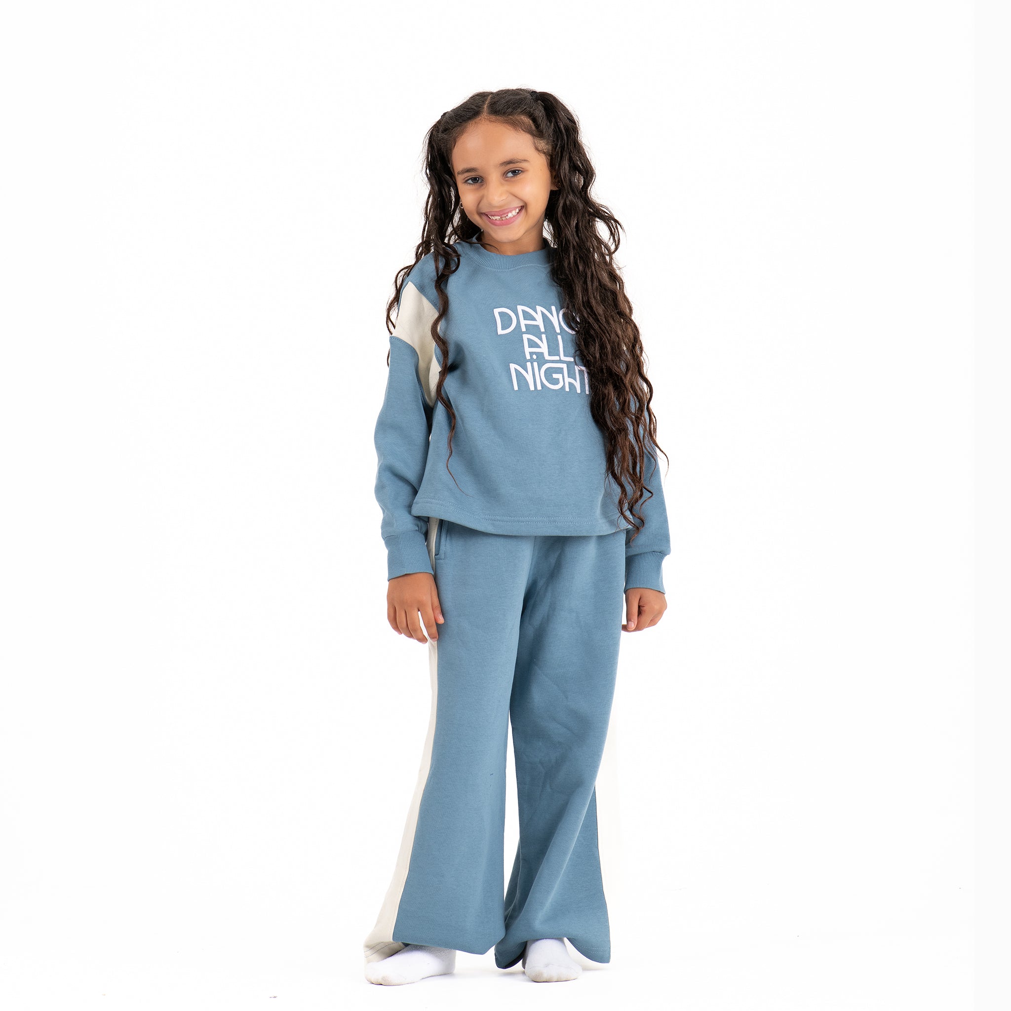 Girls set cotton Melton