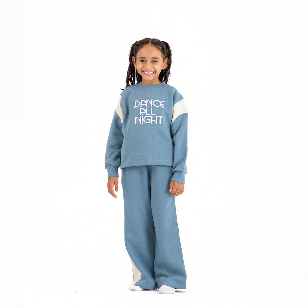 Girls set cotton Melton