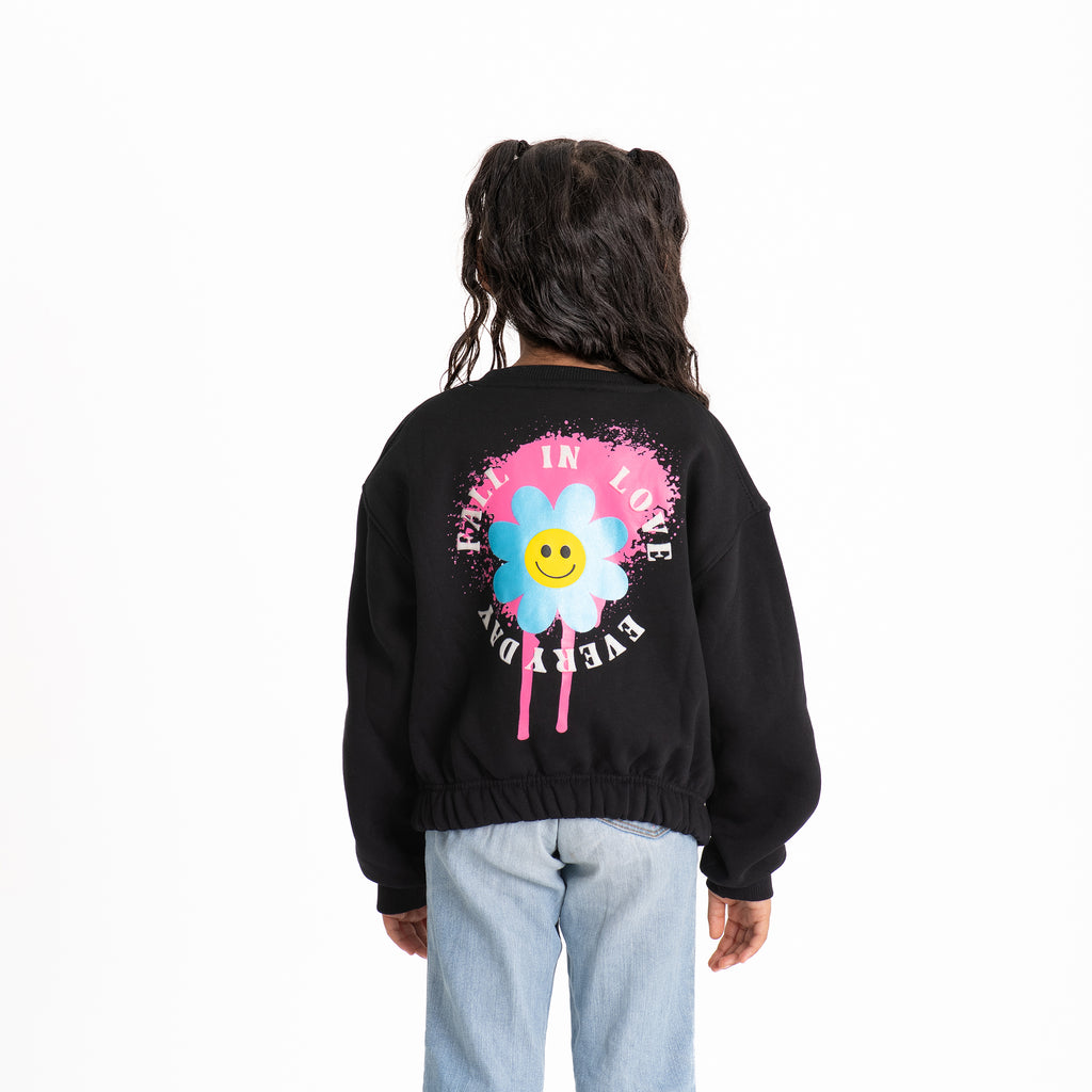 Girls Milton Sweatshirt Everyday (Black)