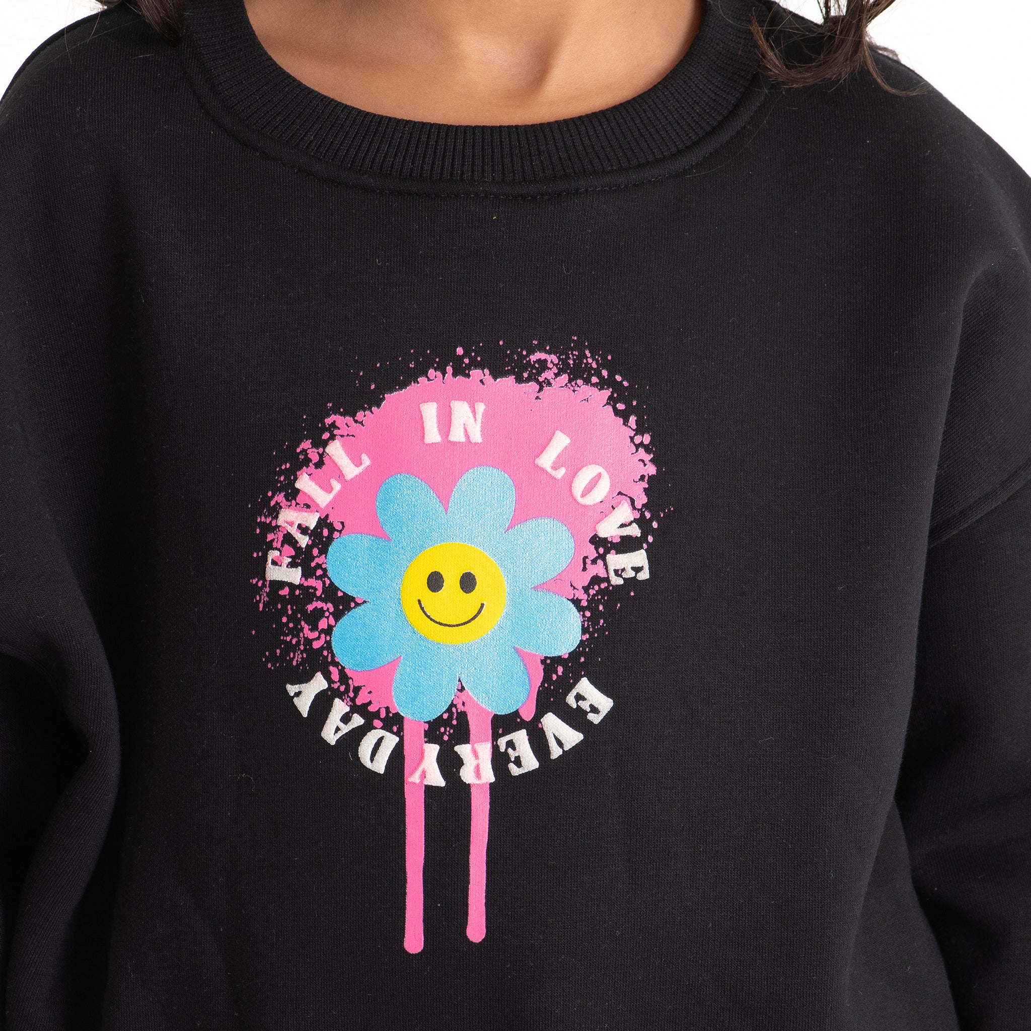 Girls Milton Sweatshirt Everyday (Black)