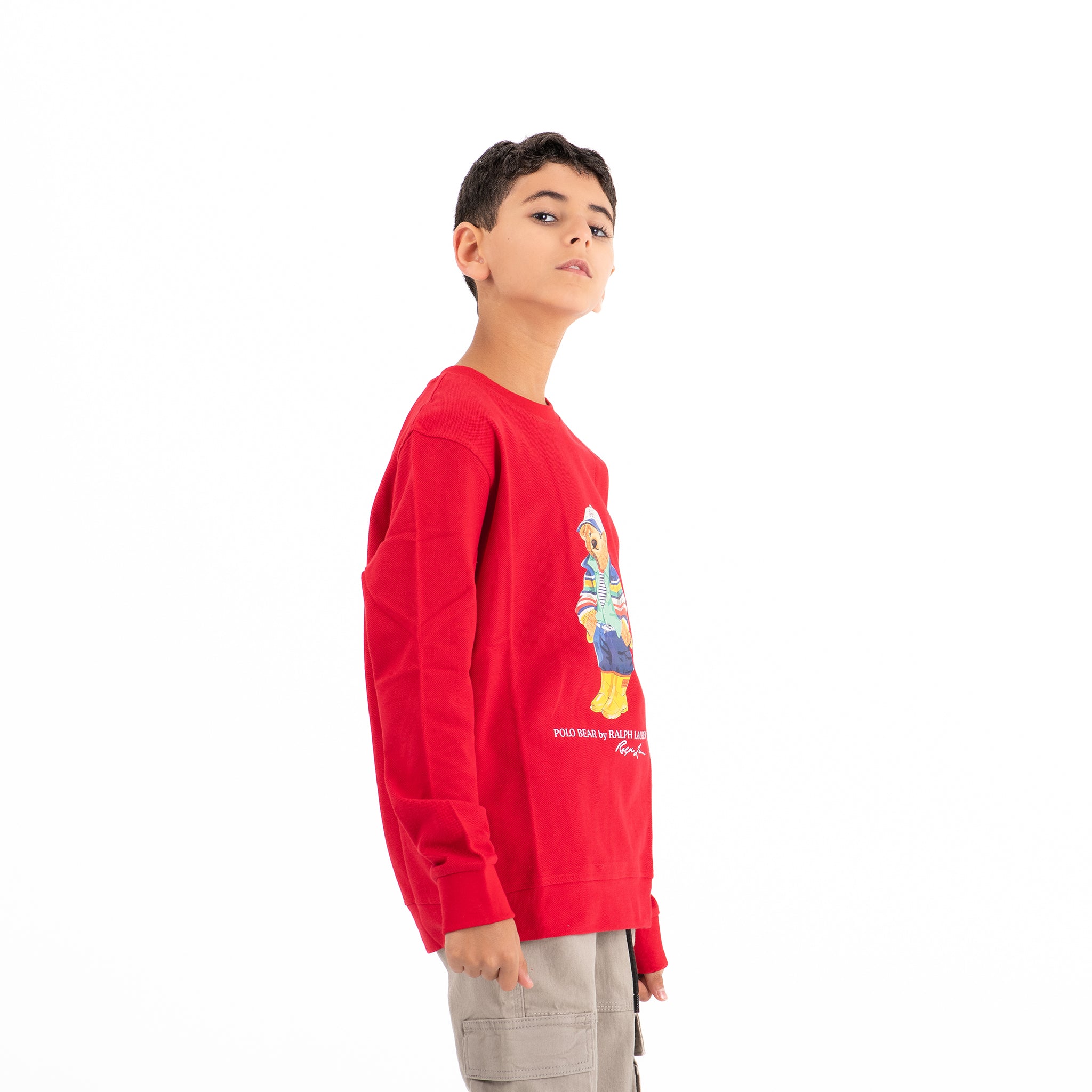 Boys Becky T-shirts Long Sleeve Rh (Red)