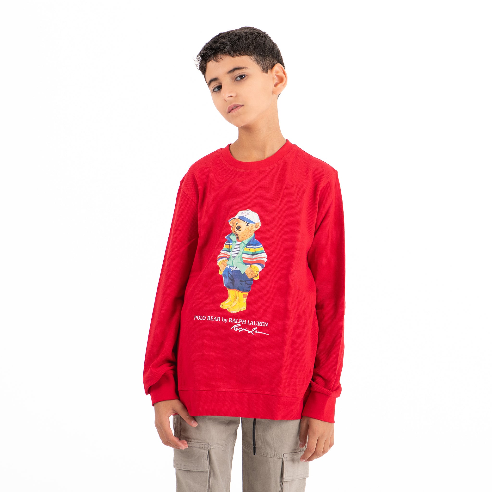 Boys Becky T-shirts Long Sleeve Rh (Red)