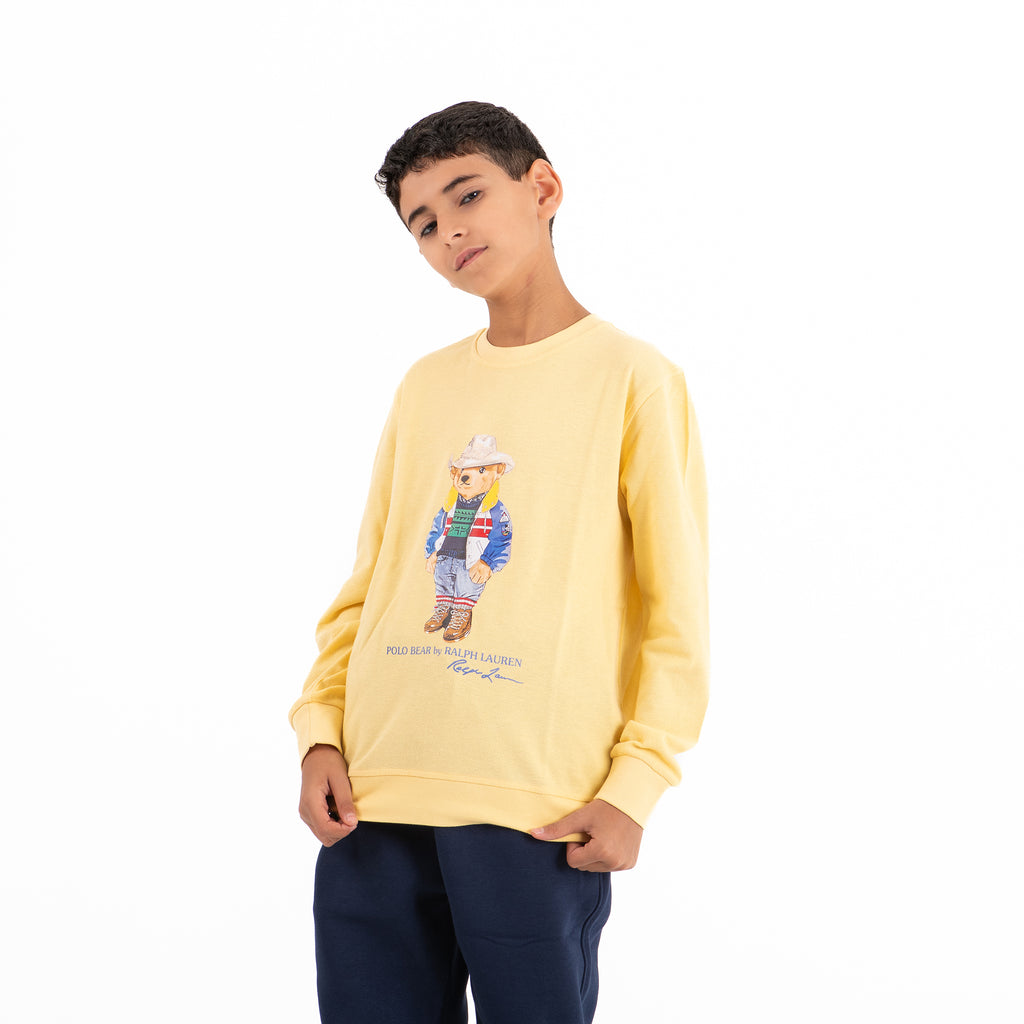 Boys Becky T-shirts Long Sleeve Rh (Yellow)