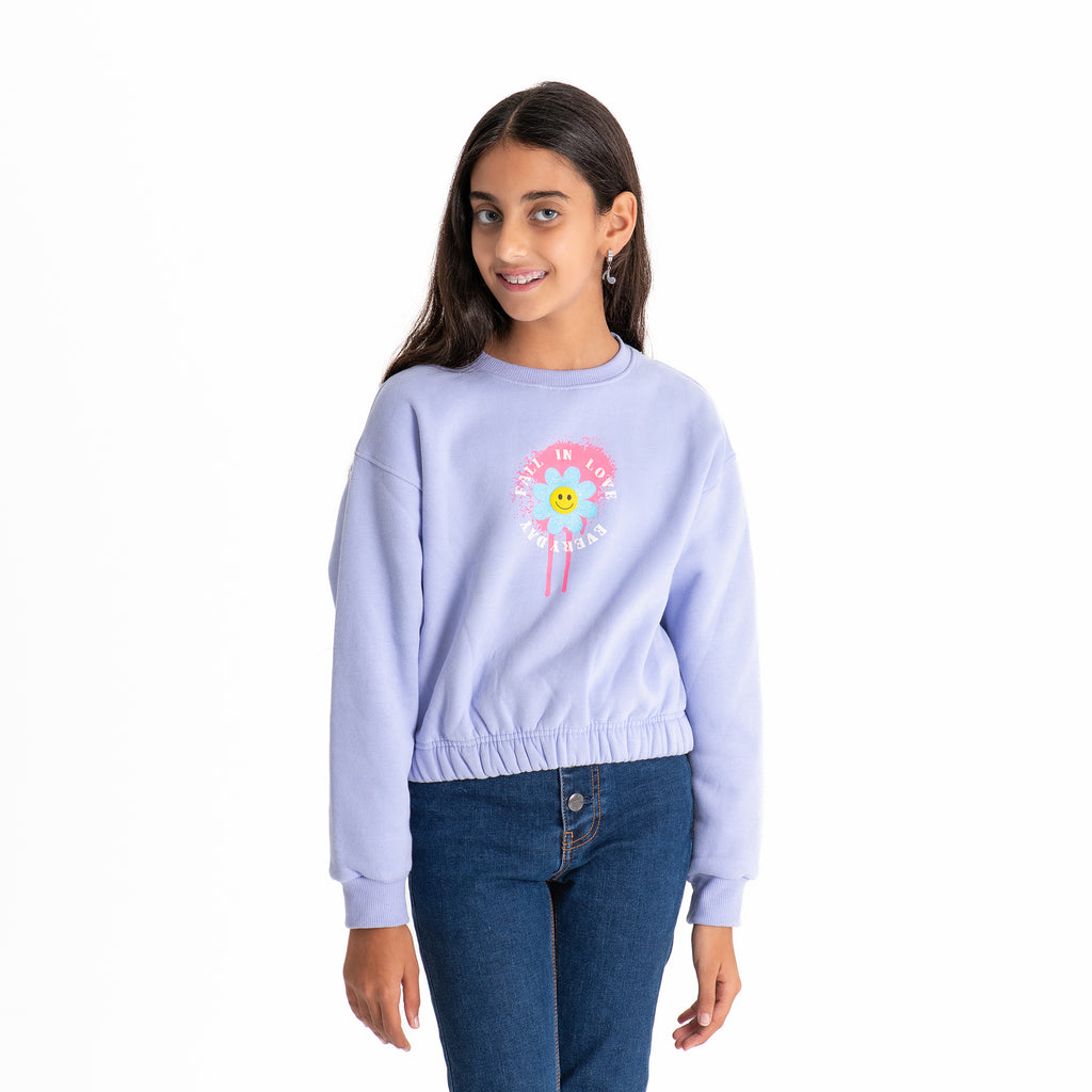Girls Milton Sweatshirt Everyday (Purple)