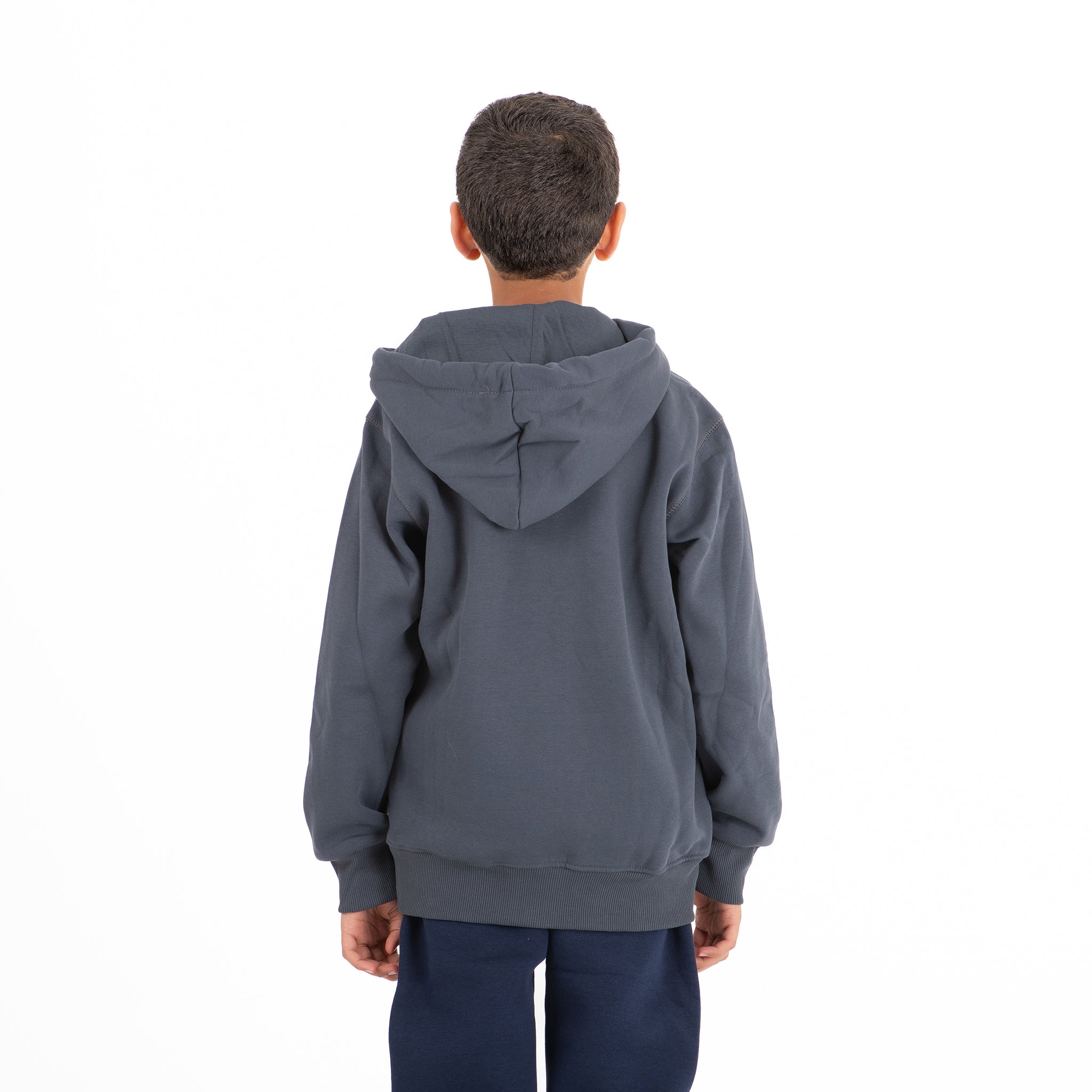 Kids Unisex Sweatshirt zip-up Basic (Gray)