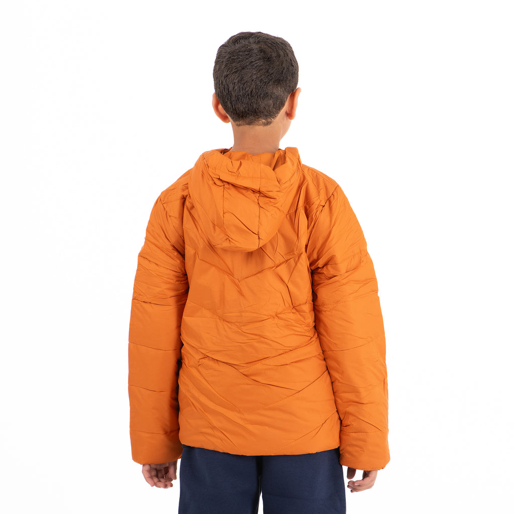 Boys Nautica Waterproof Zipper Jacket (Orange)