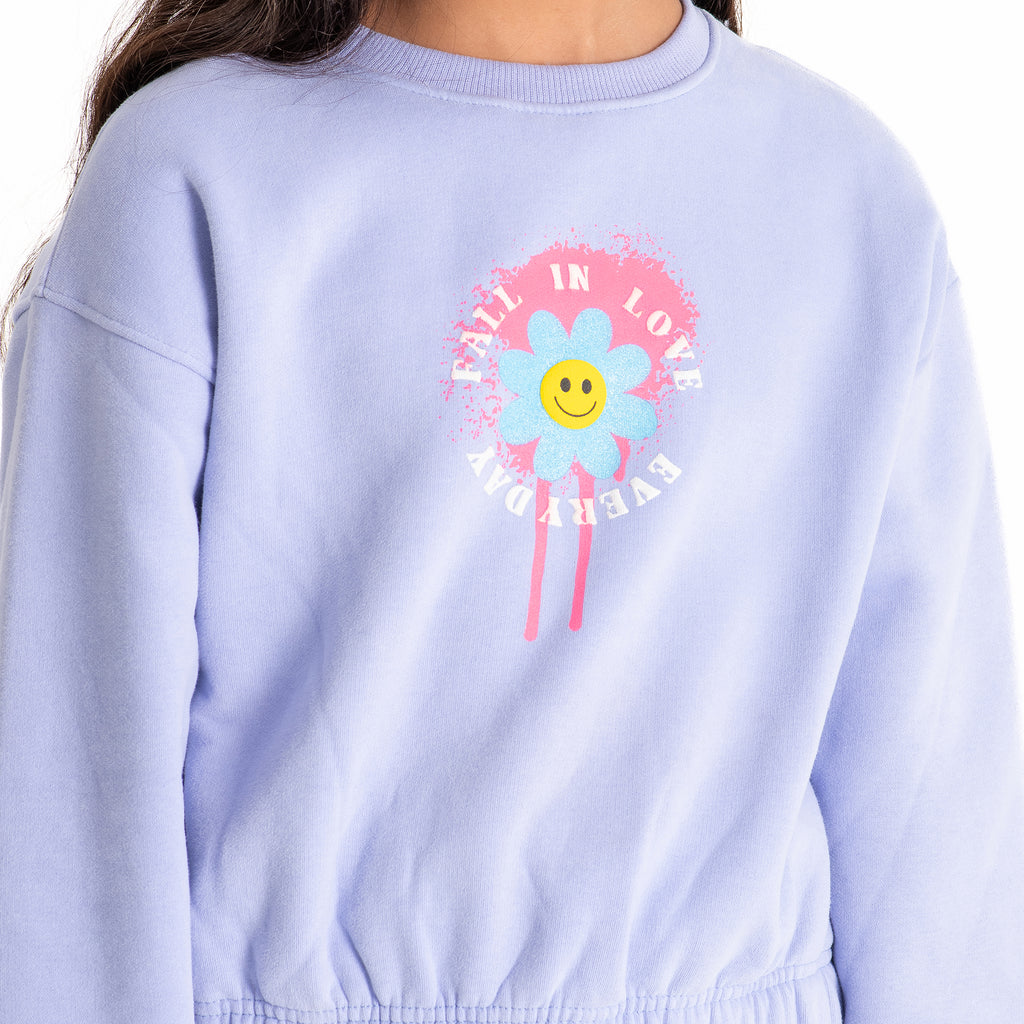 Girls Milton Sweatshirt Everyday (Purple)
