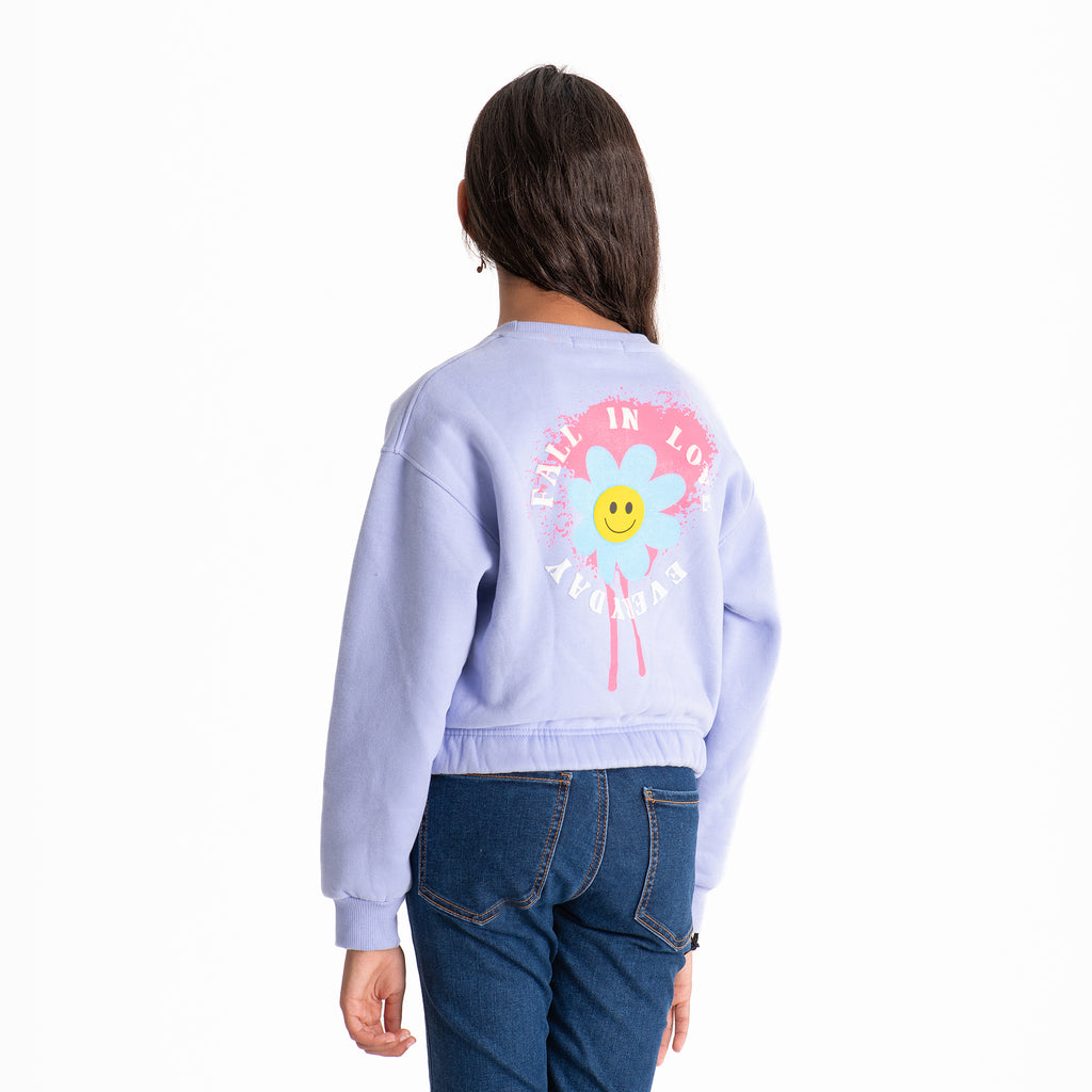 Girls Milton Sweatshirt Everyday (Purple)