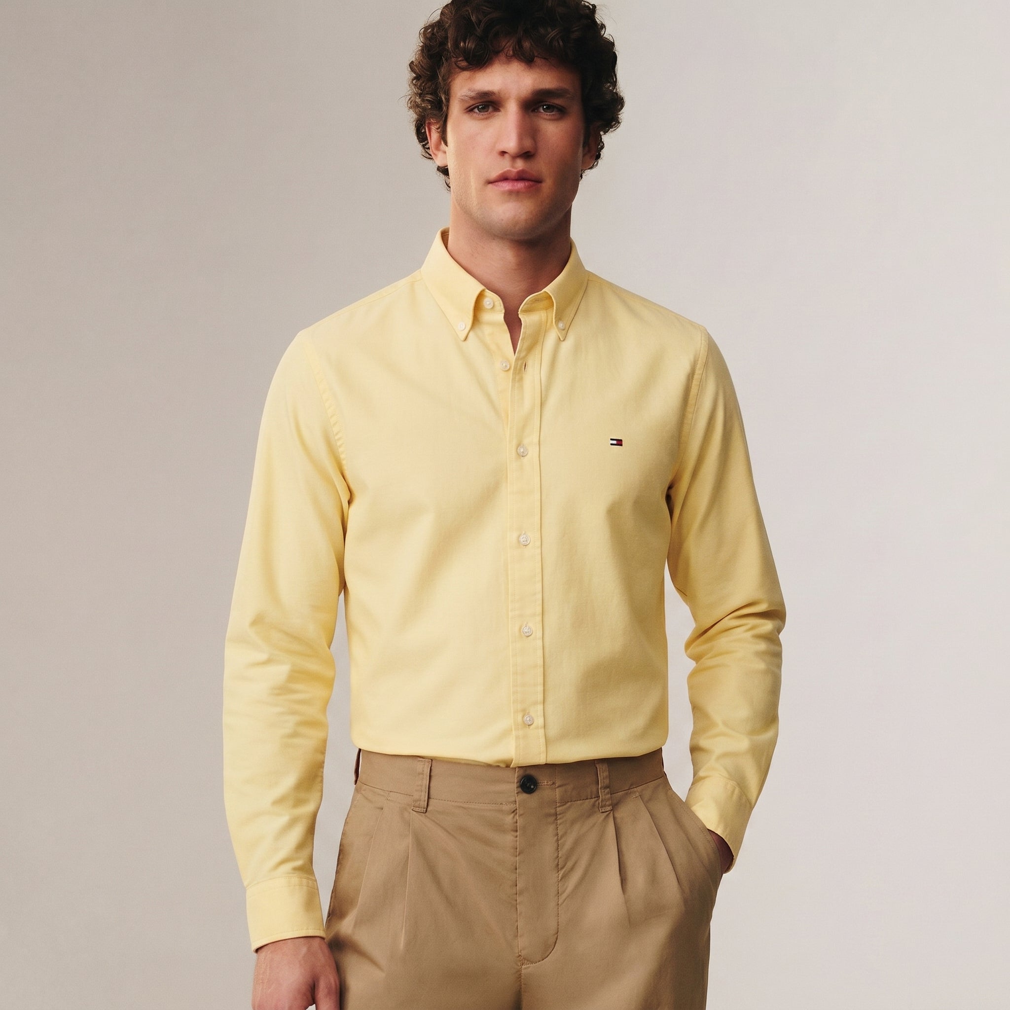 Men Shirt Oxford (Yellow)