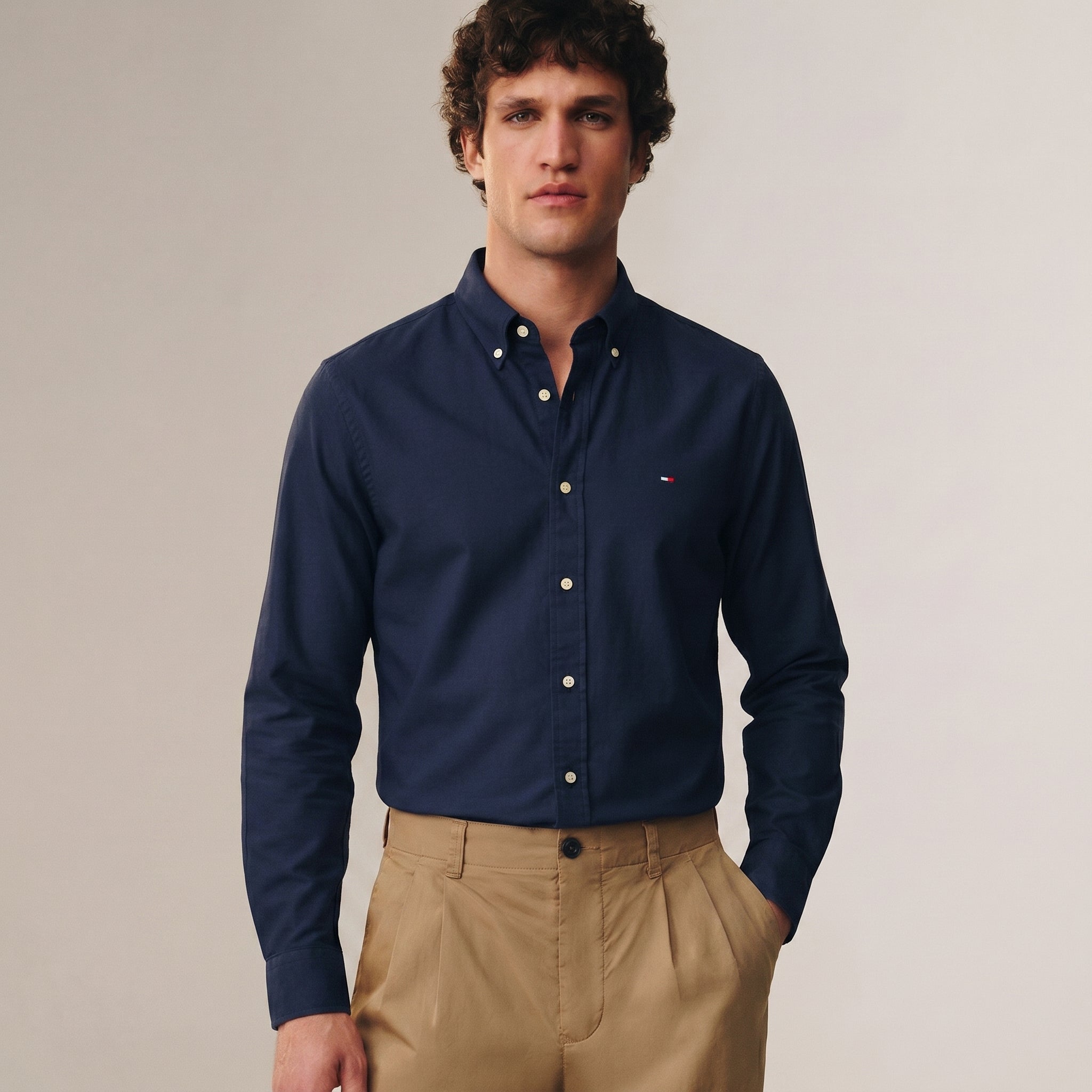 Men Shirt Oxford (Dark Blue)