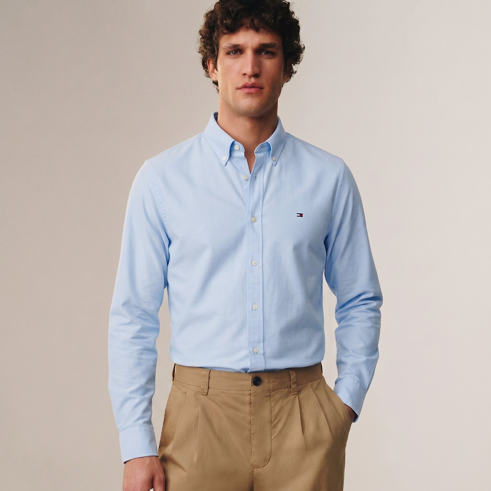 Men Shirt Oxford (Light Blue)