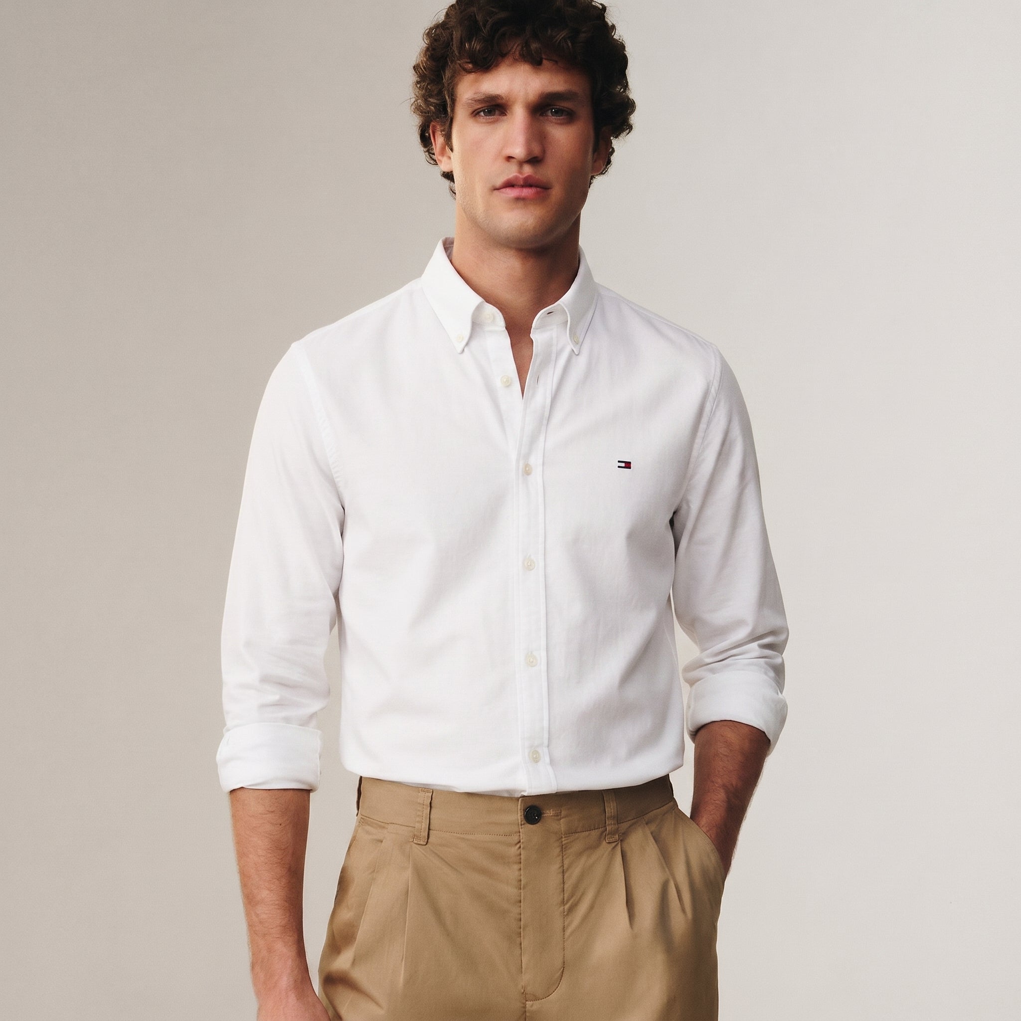 Men Shirt Oxford (White)