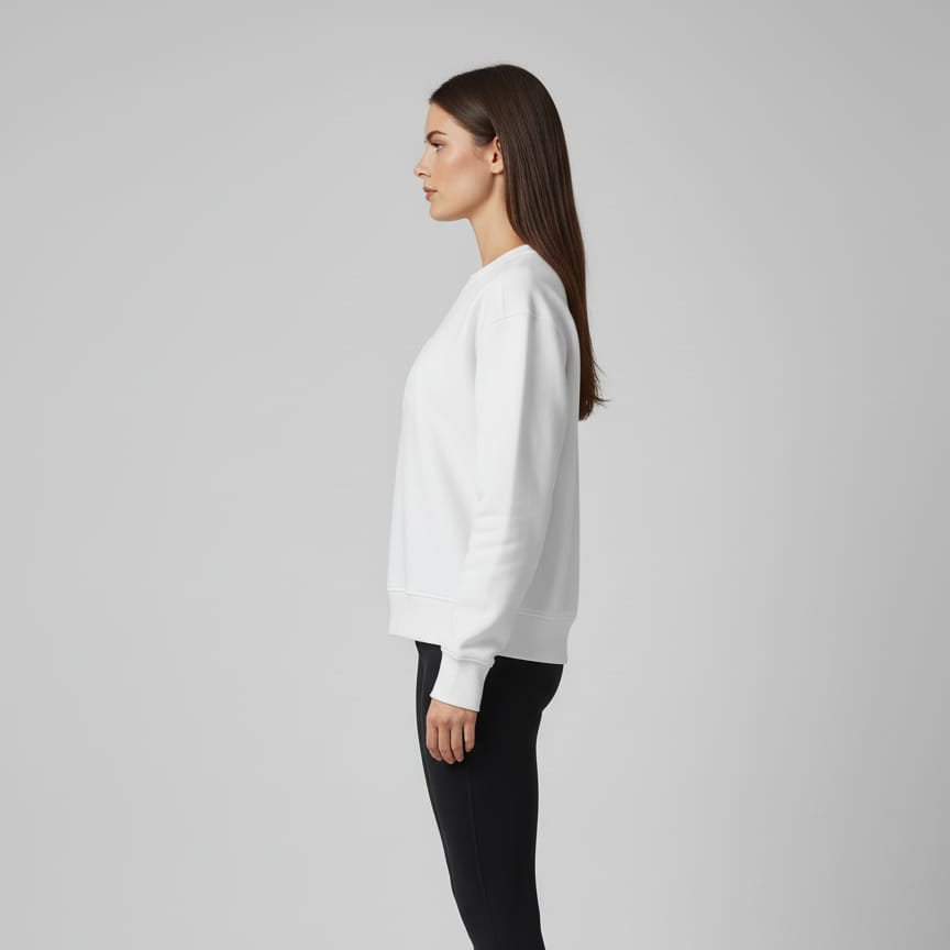 Women Crow Nick Padded (White)