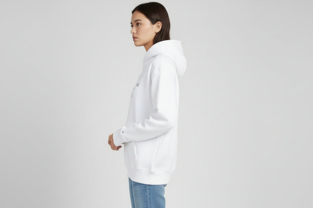 Women Hoodie Tommy (white)