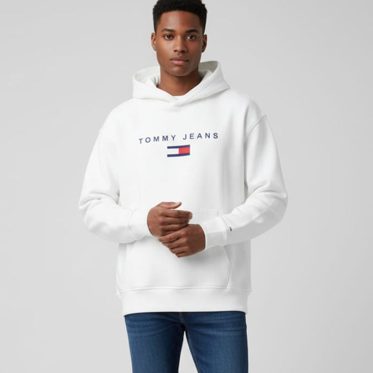 Men Hoodie Tommy (white)