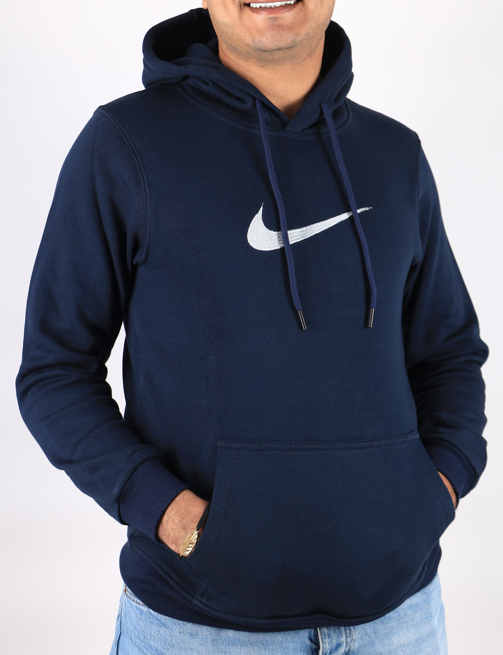 Men Hoodie Padded Nike (Dark Blue)