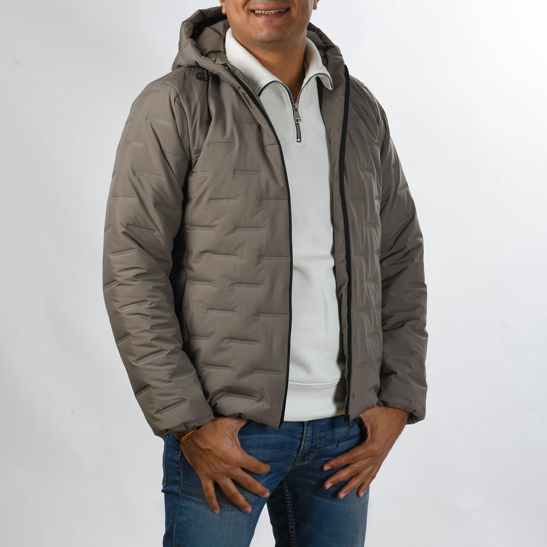 Men Jacket Puffer (gray)