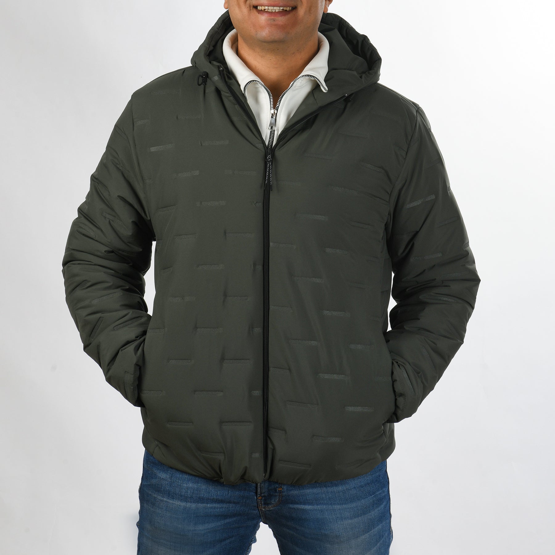Men Jacket Puffer (Olive)