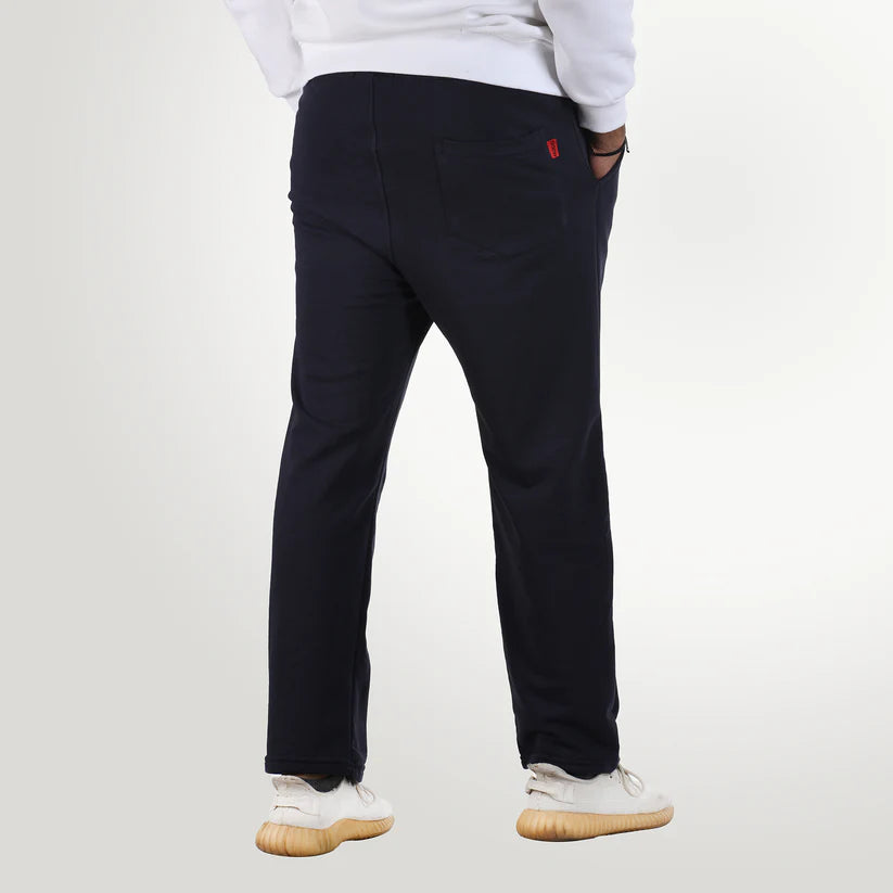 Men Pant Cotton Relaxed Fit (Blue)