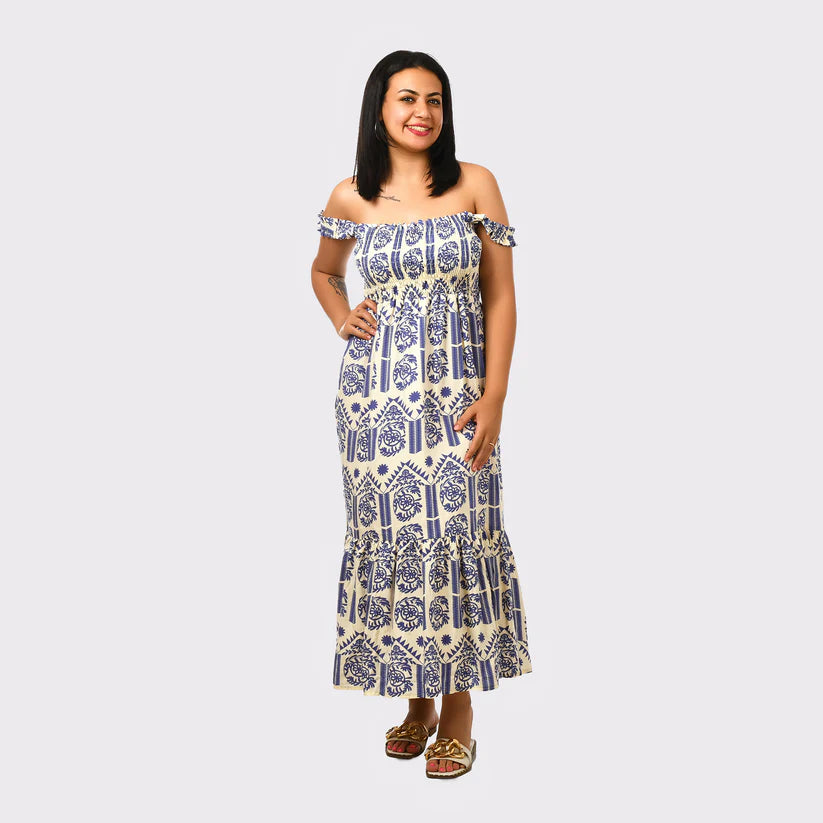 Women Dress (Turkish)- Blue