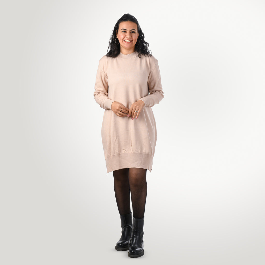 Women Dress One Size (Beige)