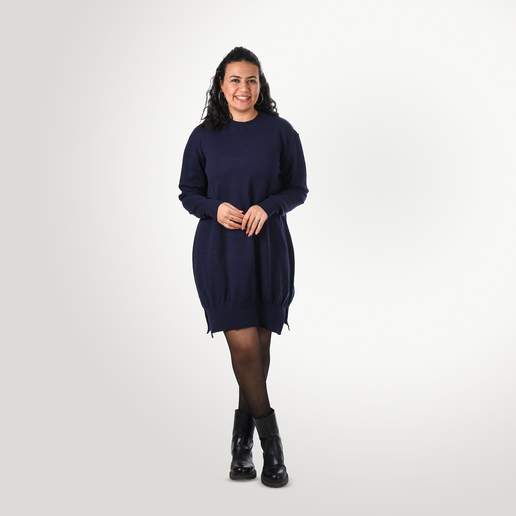 Women Dress One Size (Dark Blue)