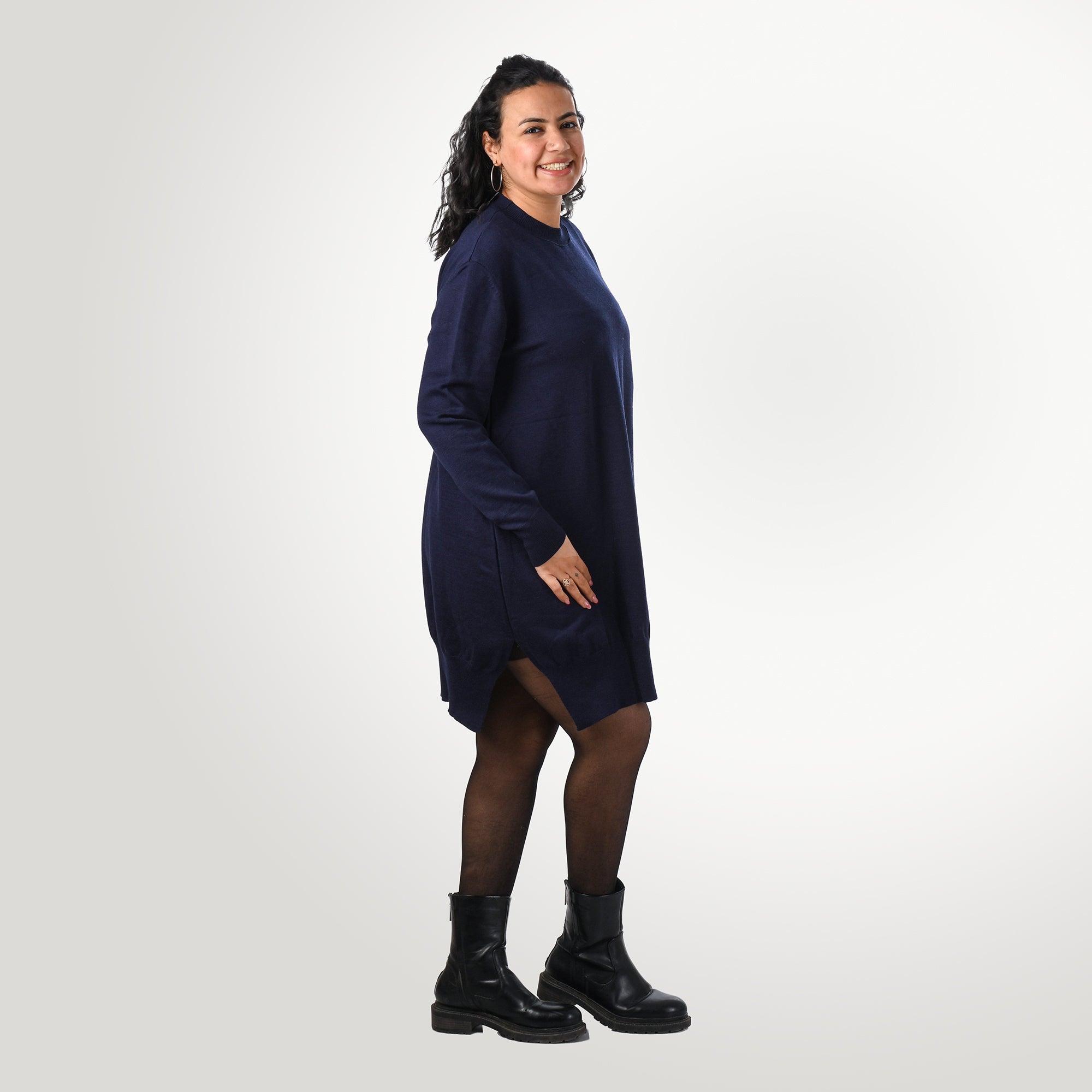 Women Dress One Size (Dark Blue)