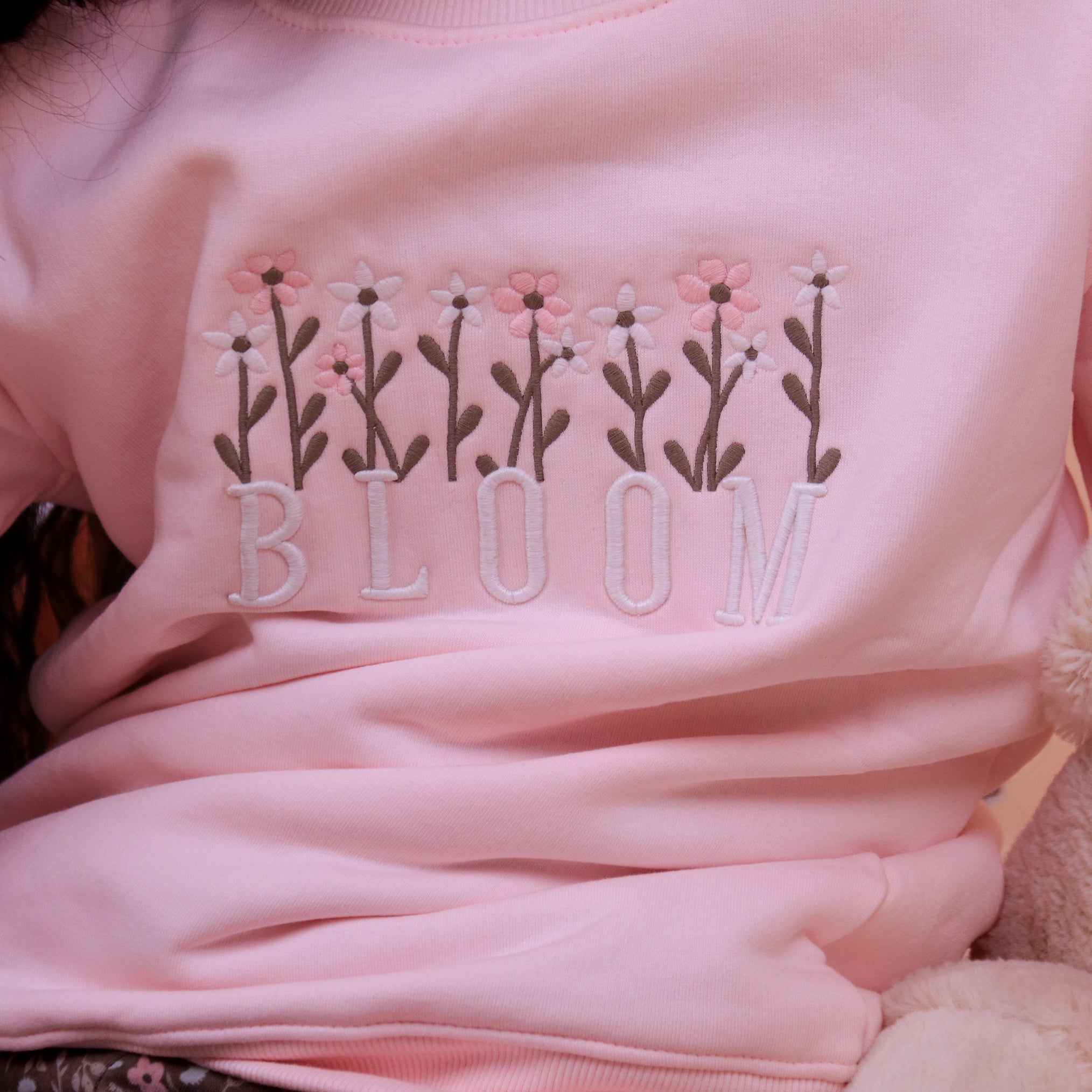 Girls Pajamas Padded Cotton (Pink)