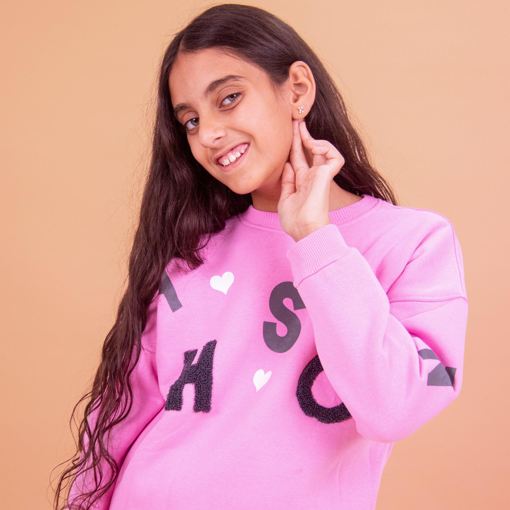 Girls Pajamas Padded Cotton (Pink)