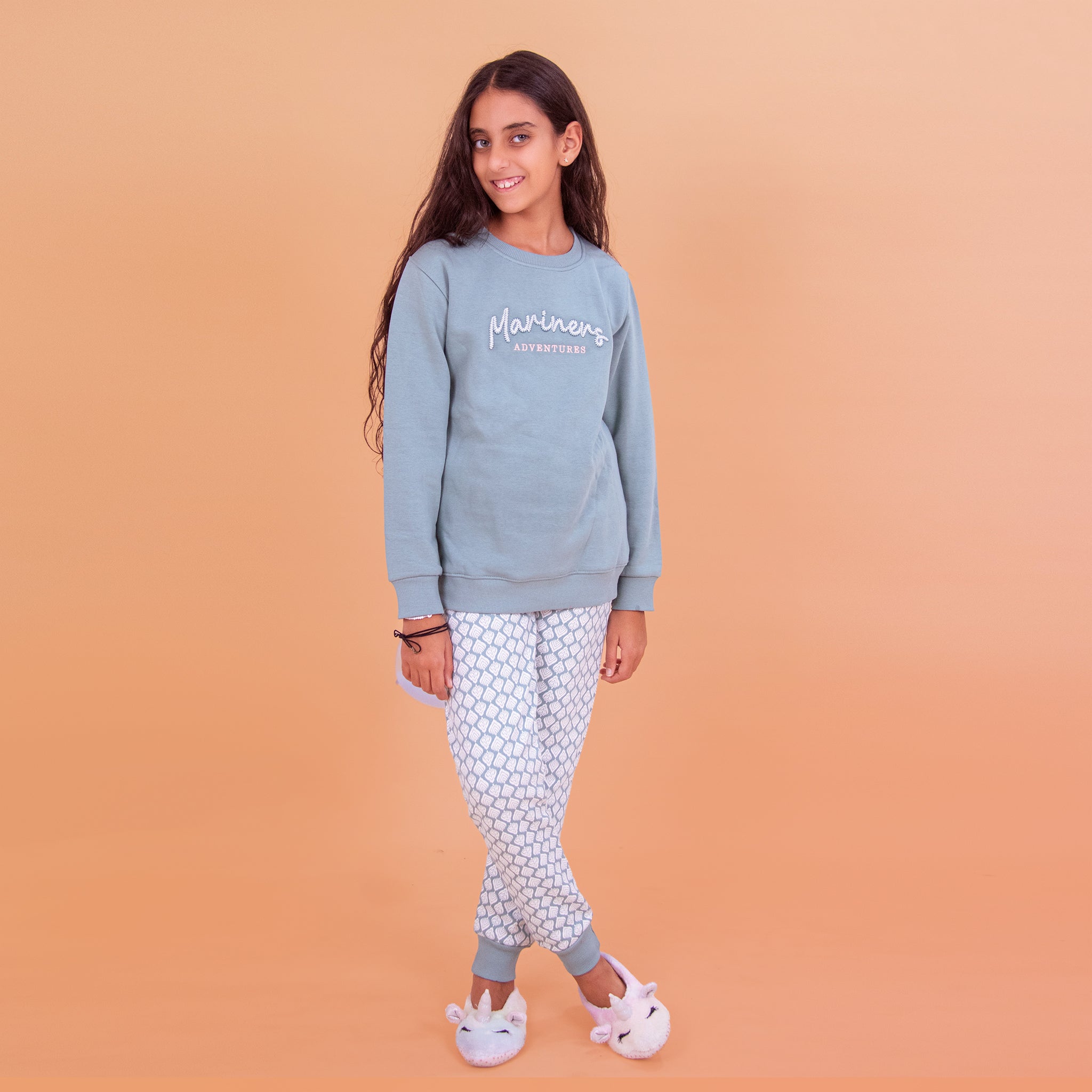 Girls Pajamas Padded Cotton (Meint)