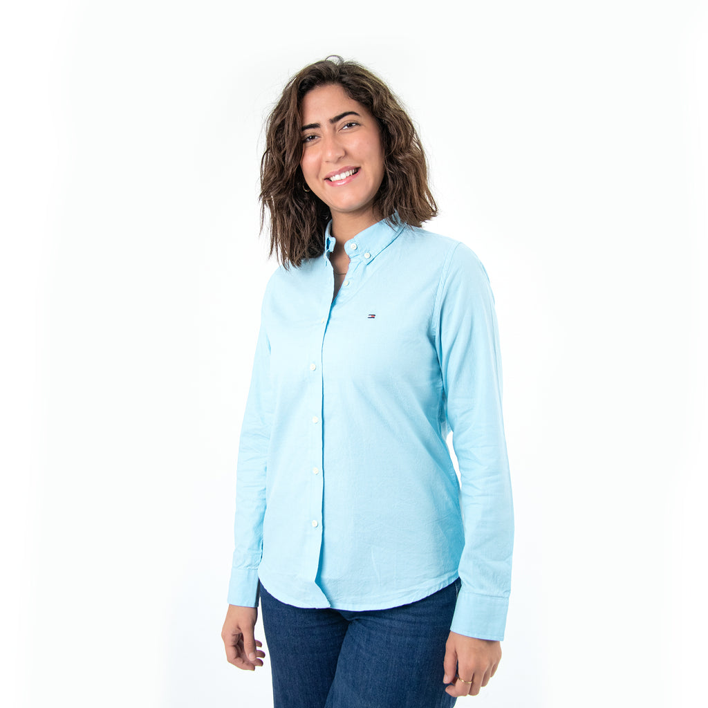 Women Shirt Tommy Oxford (Baby Bule)