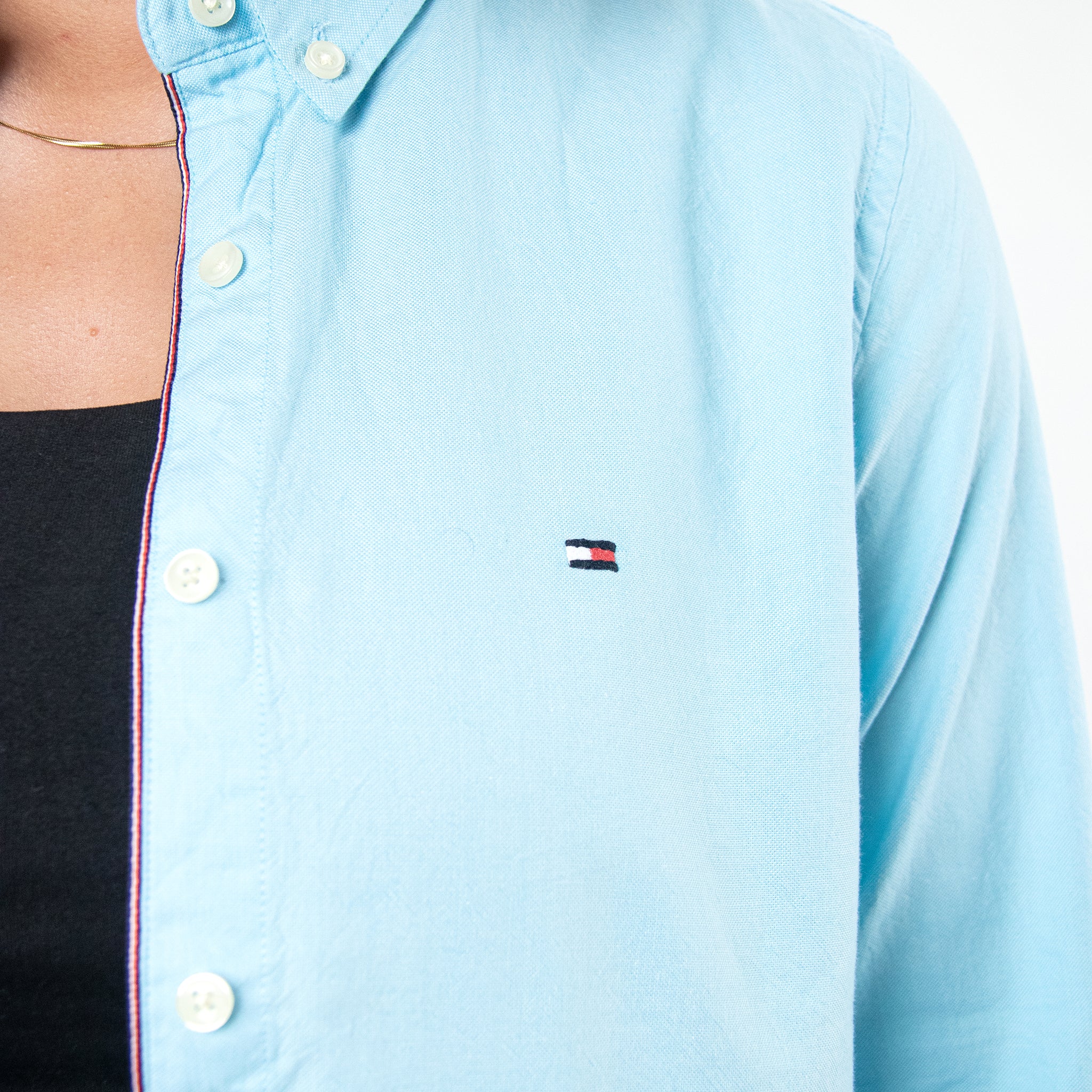 Women Shirt Tommy Oxford (Baby Bule)