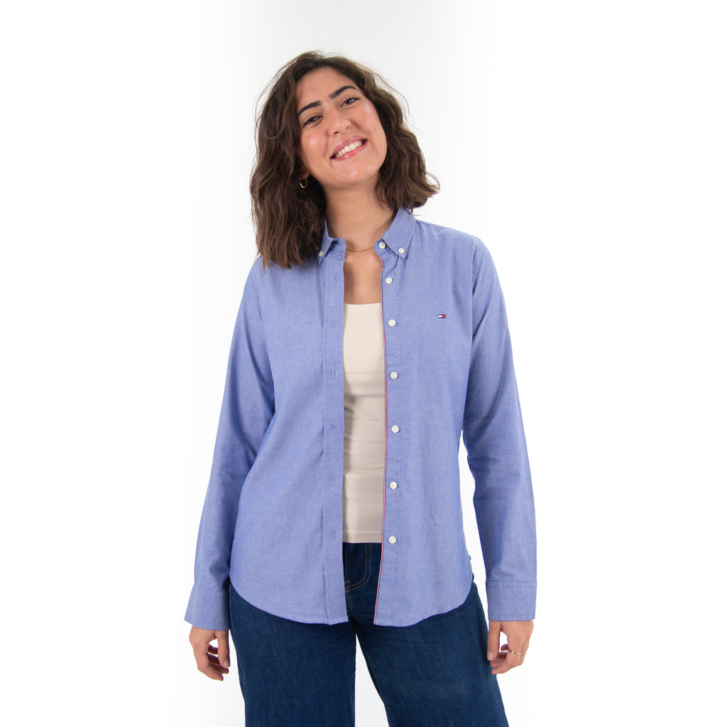 Women Shirt Tommy Oxford (Bule)