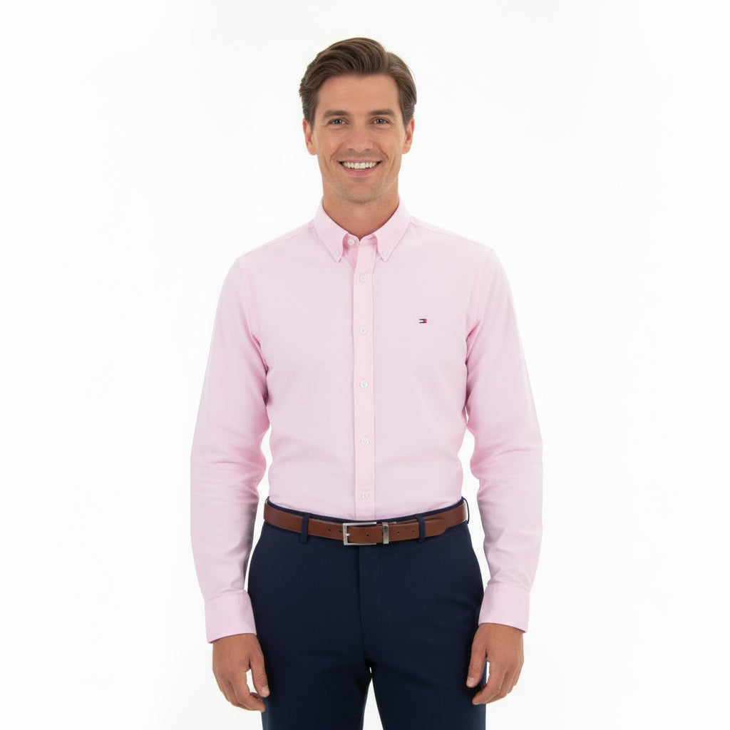 Men Shirt Tommy Oxford (Pink)