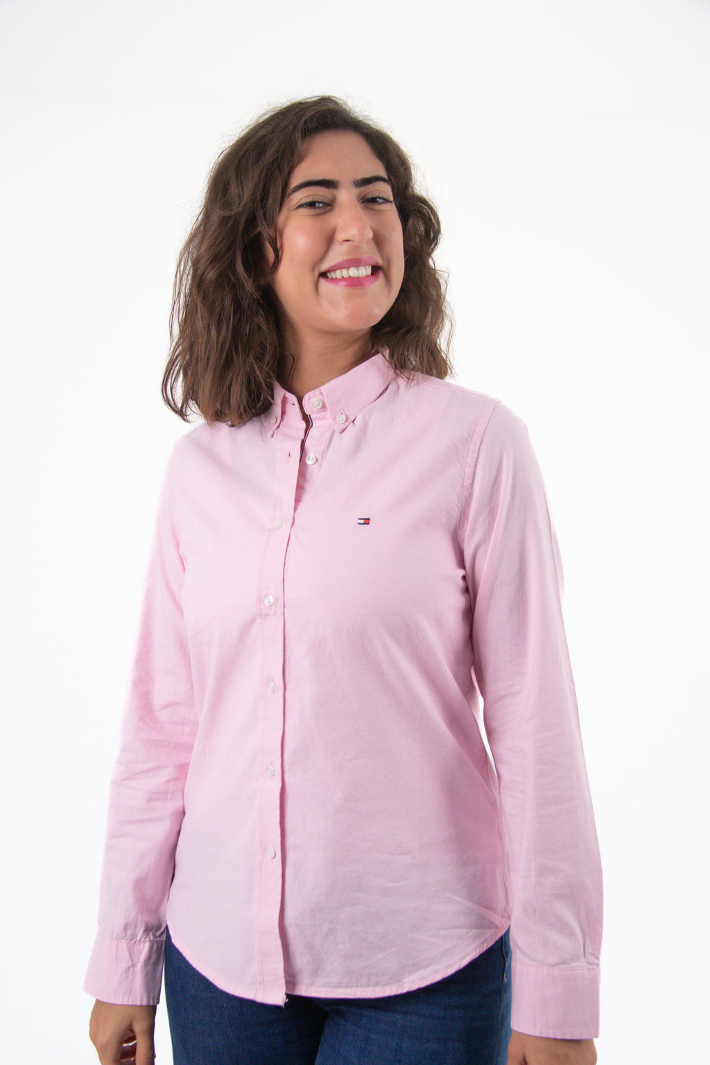 Women Shirt Tommy Oxford (Pink)