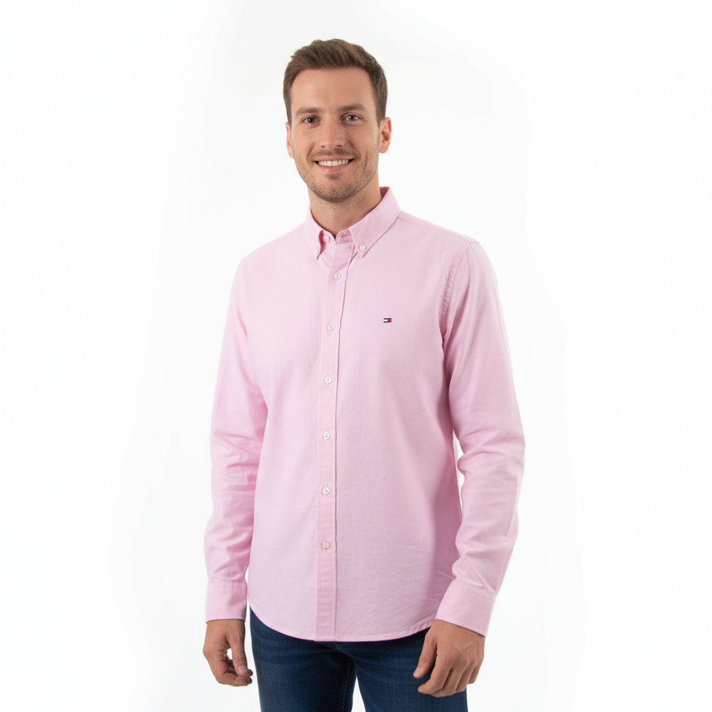 Men Shirt Tommy Oxford (Pink)