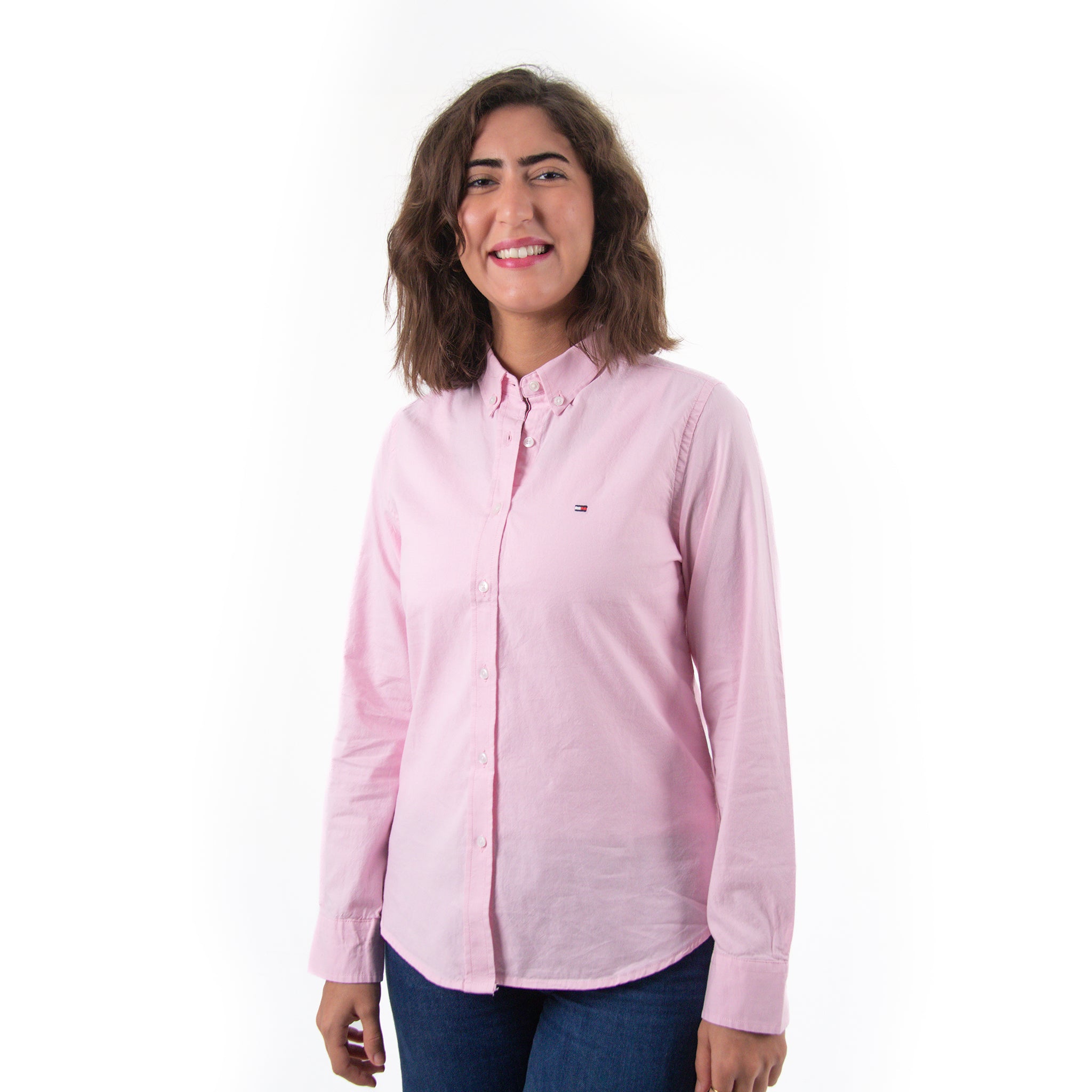 Women Shirt Tommy Oxford (Pink)