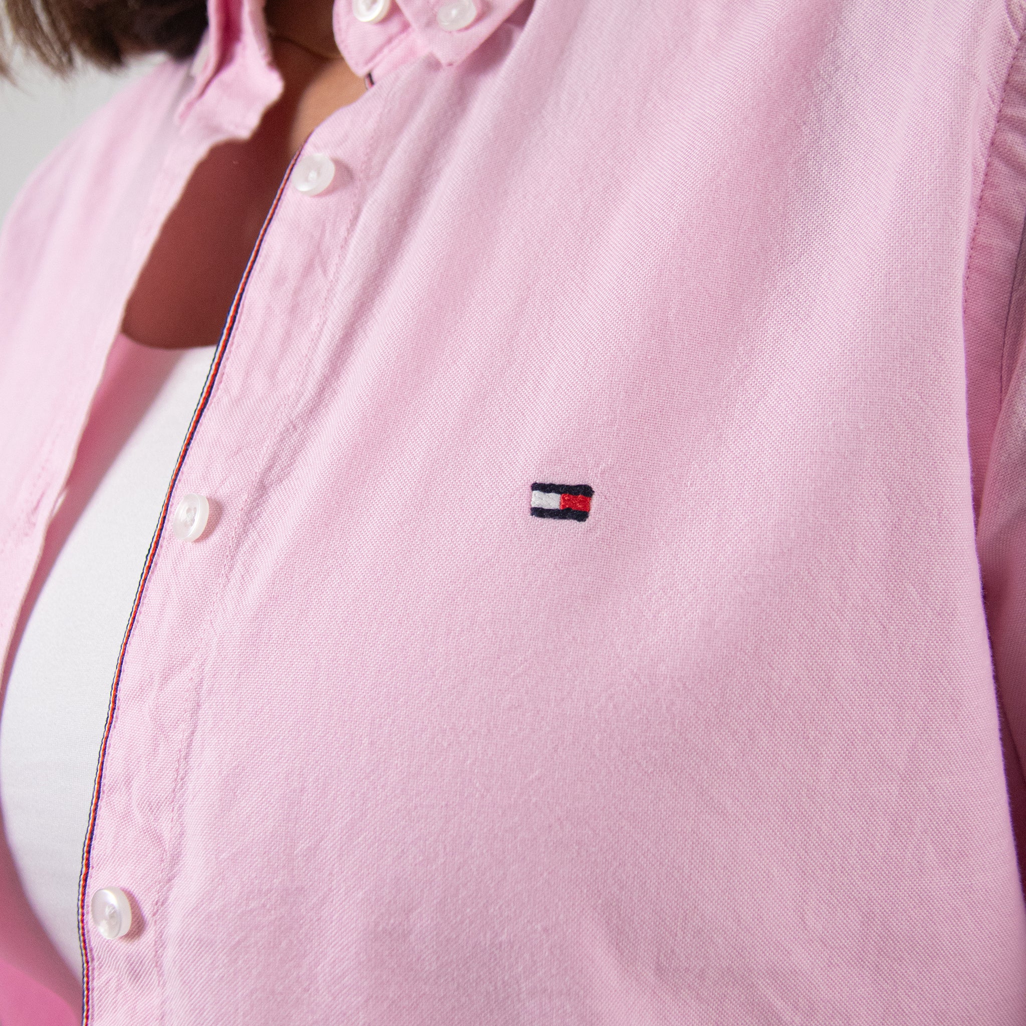 Women Shirt Tommy Oxford (Pink)