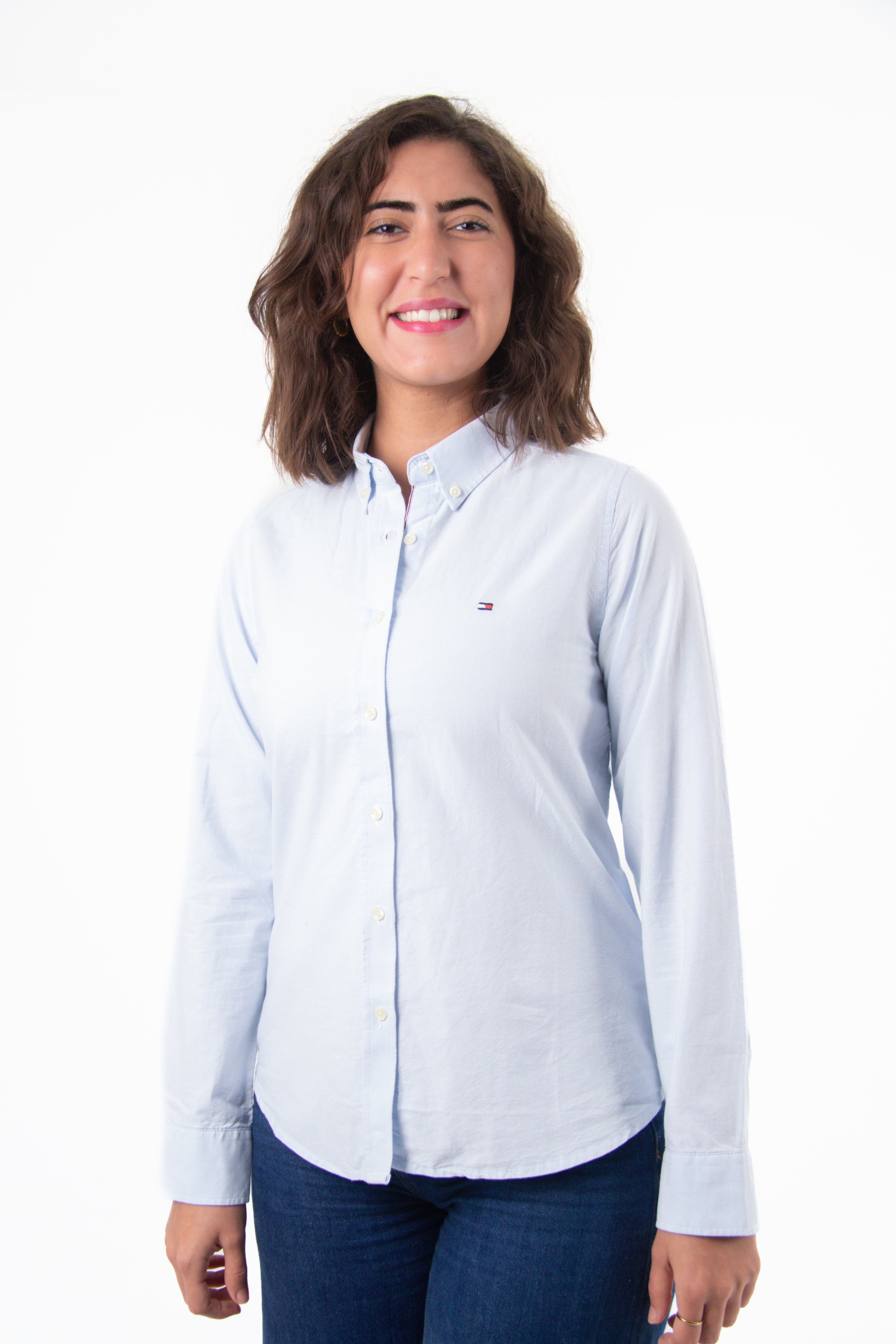 Women Shirt Tommy Oxford (Baby Bule)