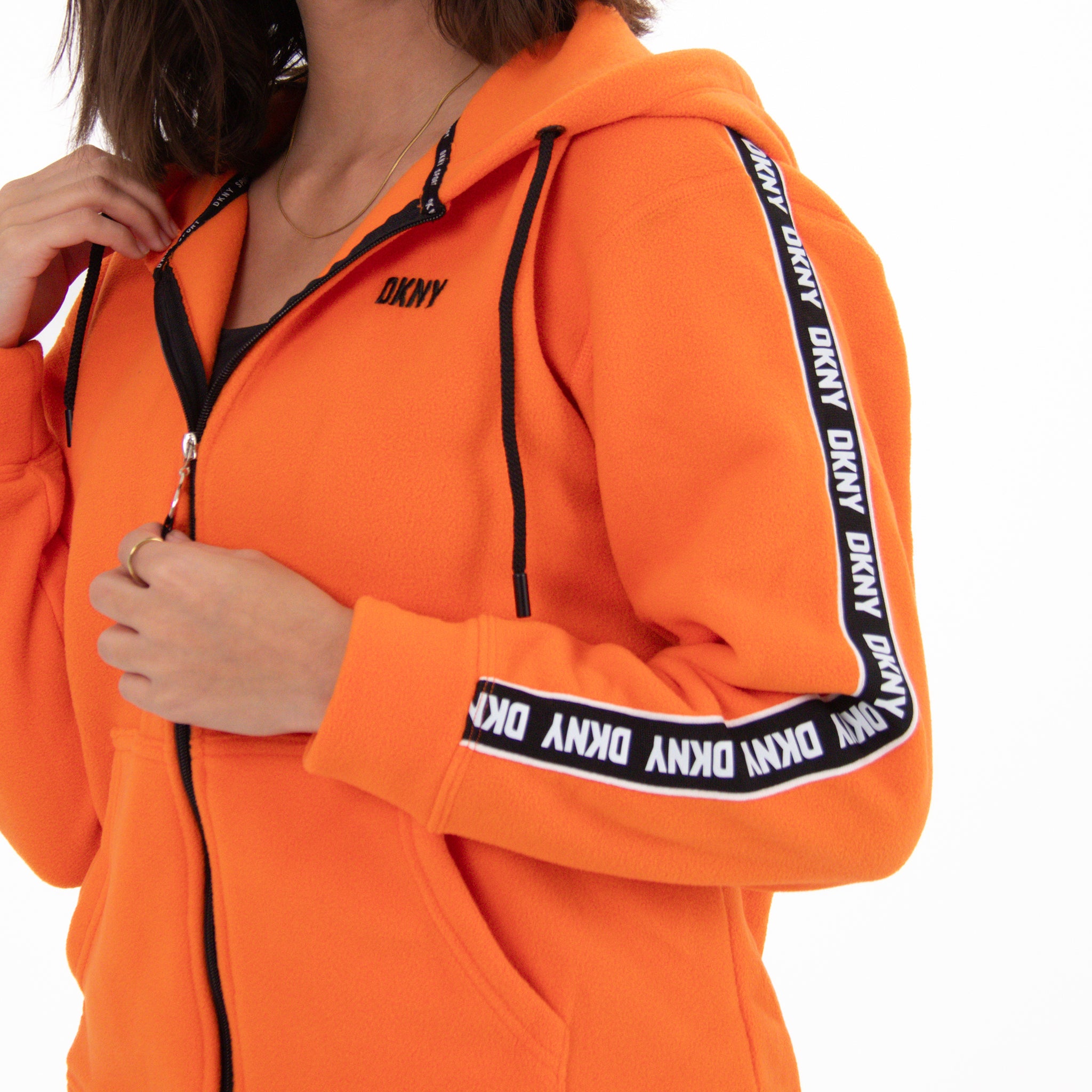 Women Jacket Fleece DKNY (Orange)