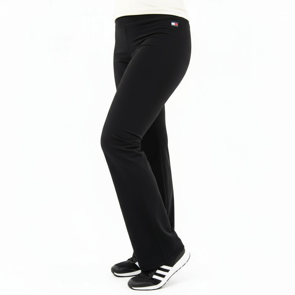 Women Sports Charleston Elastic Waist Leggings Tommy (Black)