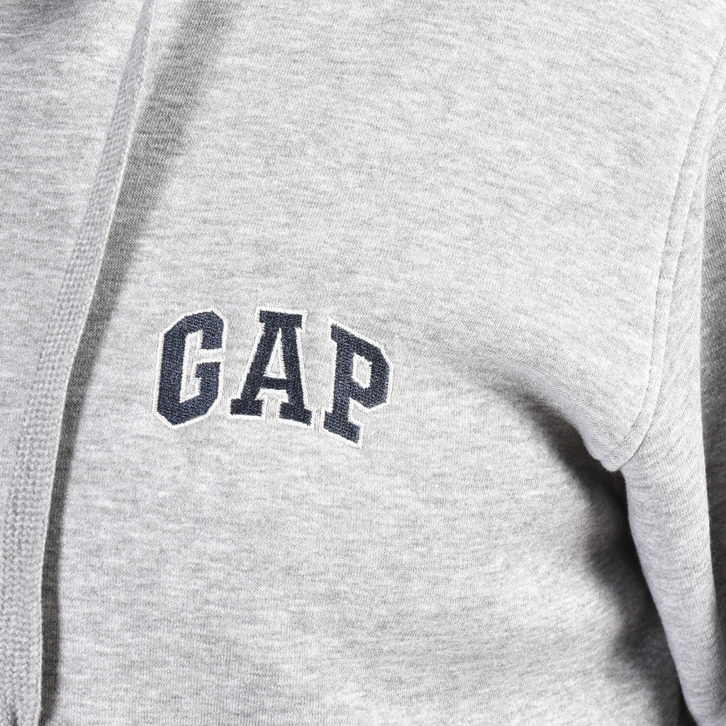 Men Gap Zipper Sweatshirt Padded (Gray)