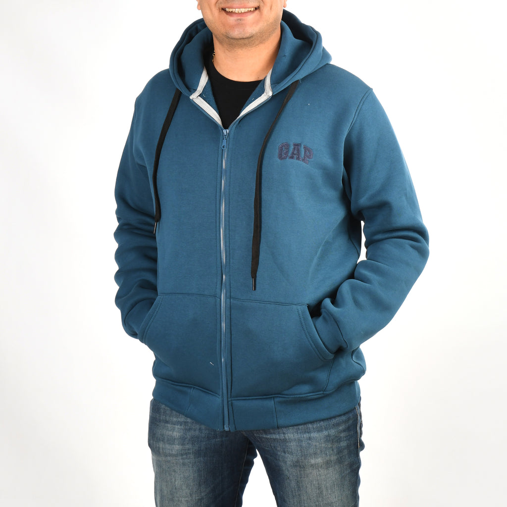 Men Gap Zipper Sweatshirt Padded (Lavender)