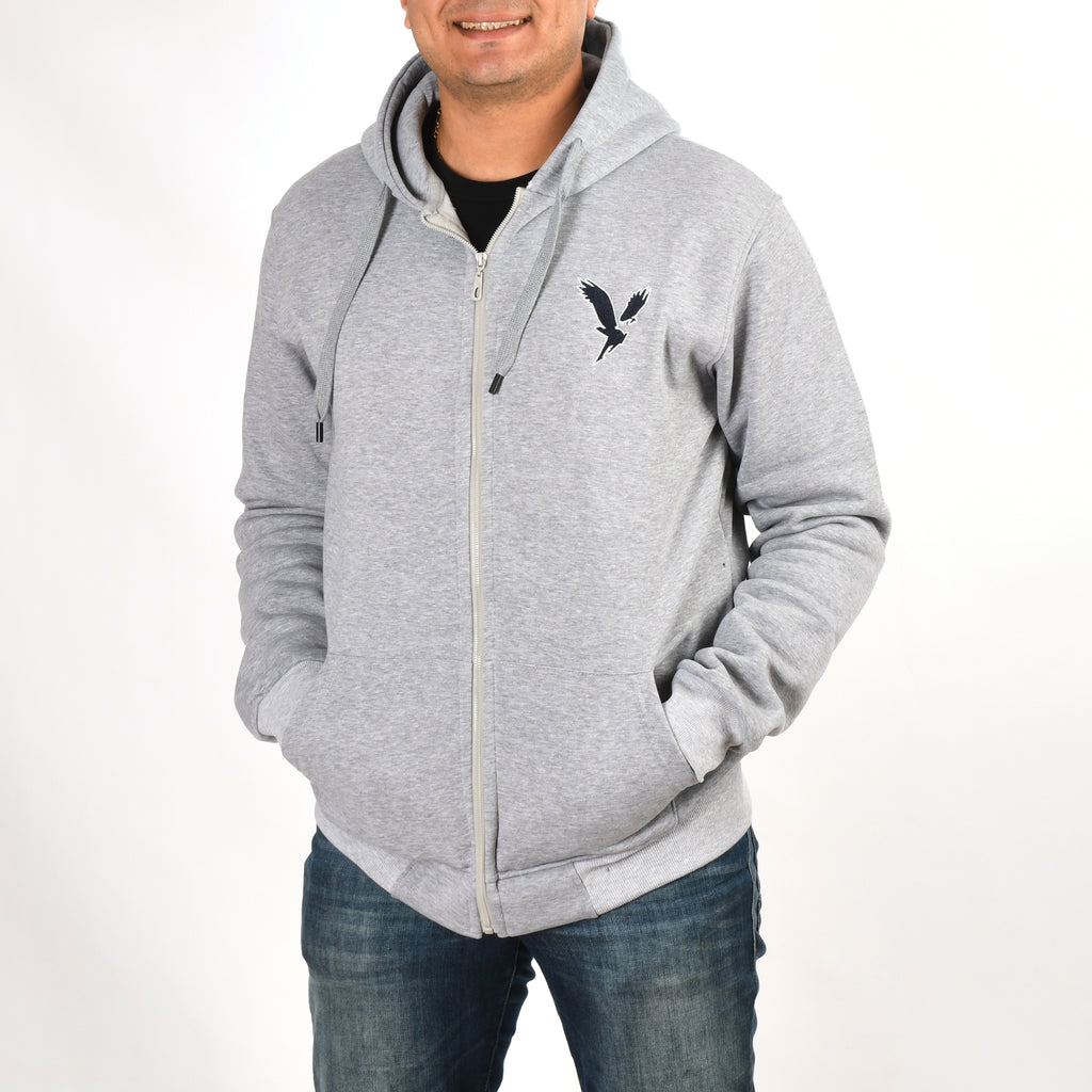 Men A/E Zipper Sweatshirt Padded (Gray)