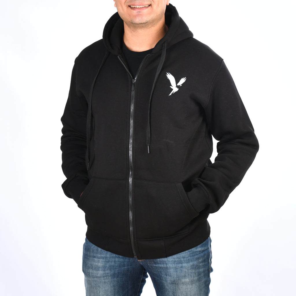 Men A/E Zipper Sweatshirt Padded (Black)
