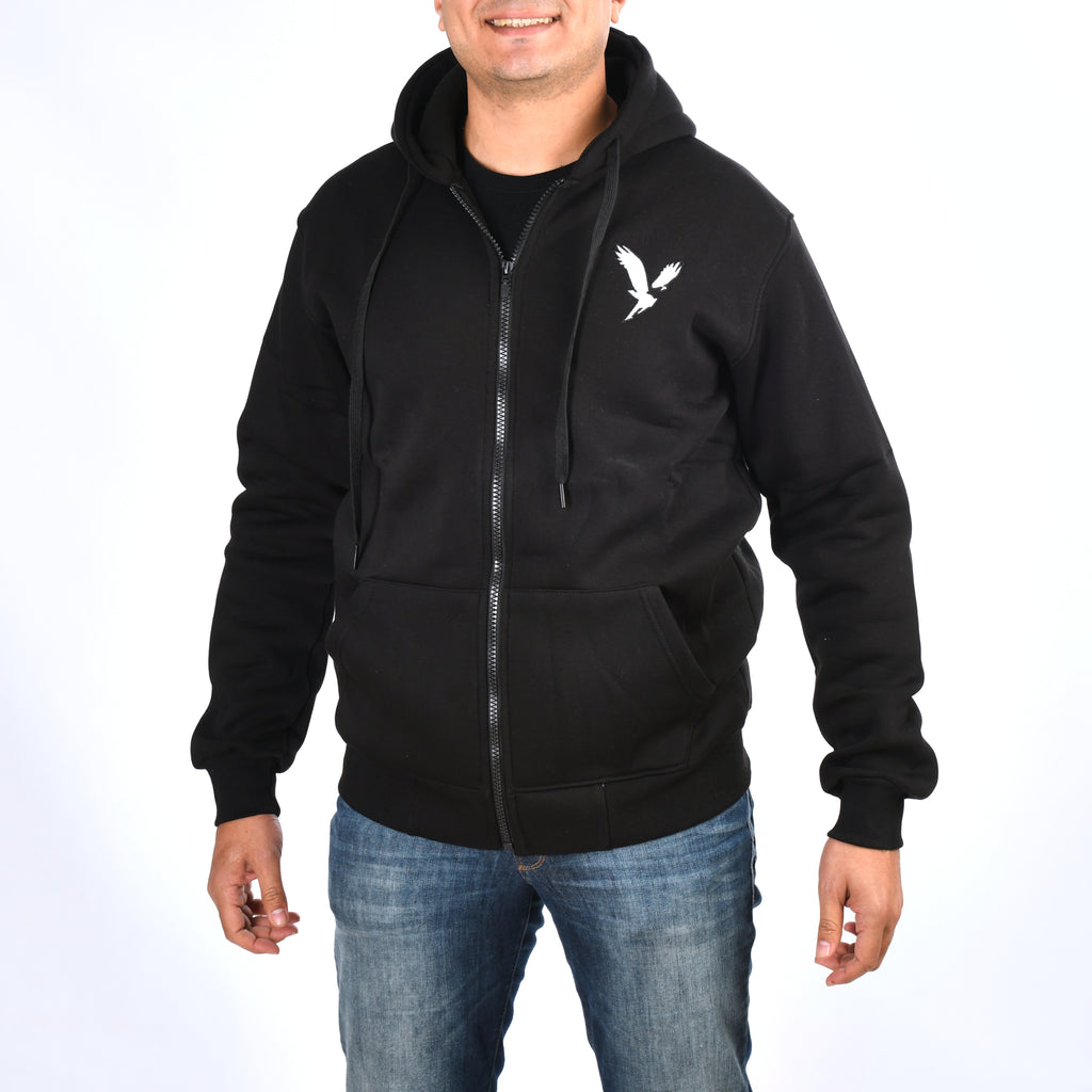 Men A/E Zipper Sweatshirt Padded (Black)