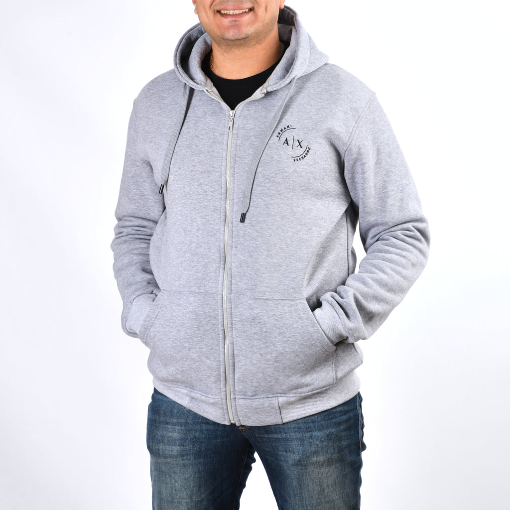 Men A/X Zipper Sweatshirt Padded (Gray)