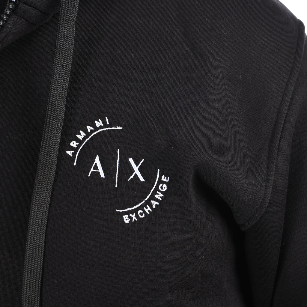 Men A/X Zipper Sweatshirt Padded (Black)
